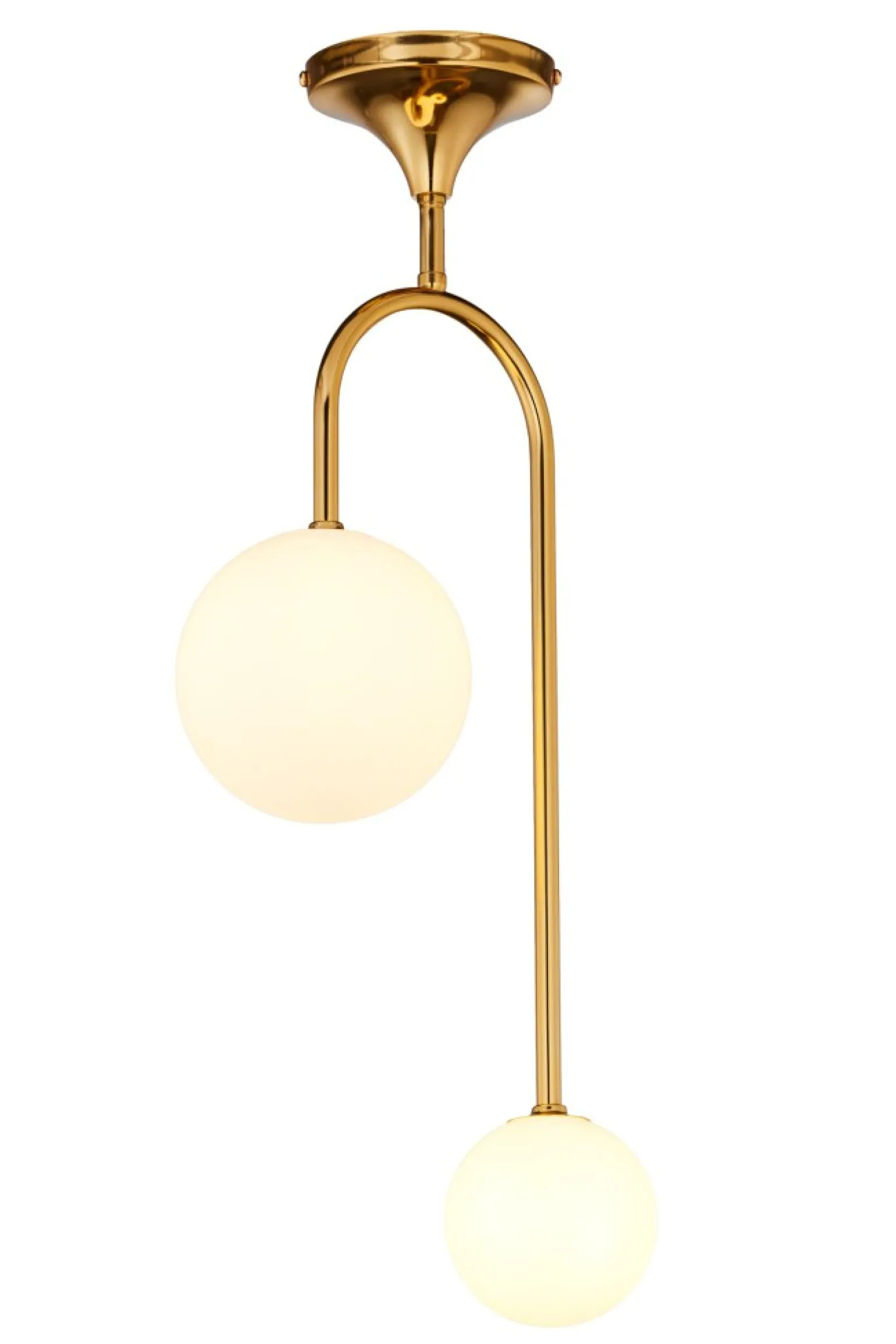 Best Sale Niesymetryczna lampa sufitowa w kolorze złota JUP 1940 z serii SELEN Żyrandole Nowoczesne