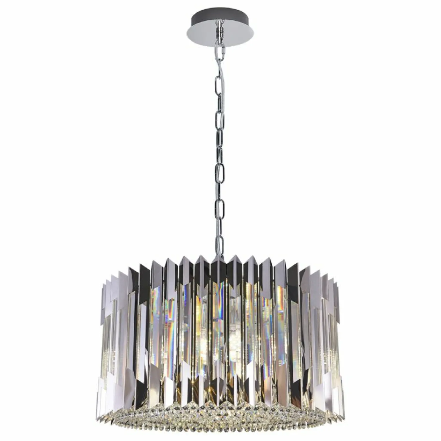 Fashion Nietuzinkowa, kryształowa lampa wisząca do salonu ML0396 RITZ | Kaja Żyrandole Nowoczesne