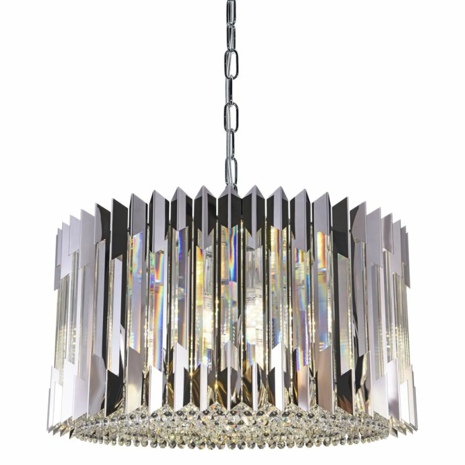 Fashion Nietuzinkowa, kryształowa lampa wisząca do salonu ML0396 RITZ | Kaja Żyrandole Nowoczesne