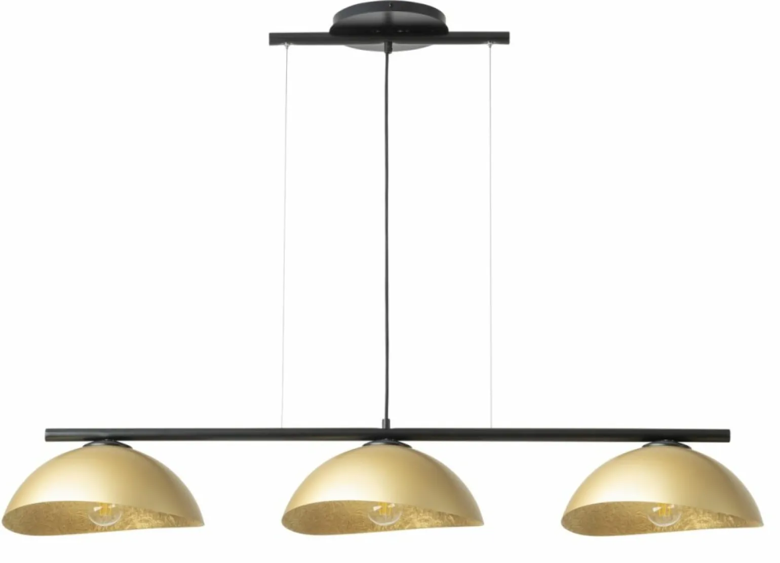 Fashion Nietuzinkowa lampa wisząca ze złotymi kopułami SIG 40582 SOLAR | Kaja Żyrandole Nowoczesne