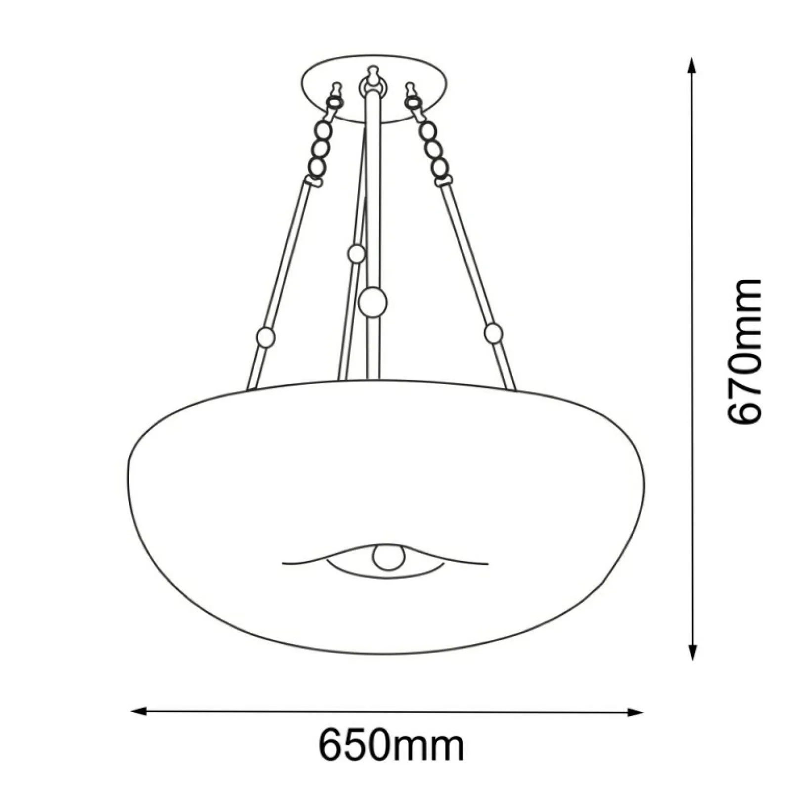 Sklep Kaja Nietuzinkowa, ozdobna lampa wisząca ANT 8174 BUTTON | Kaja Oświetlenie* Randole Tradycyjne