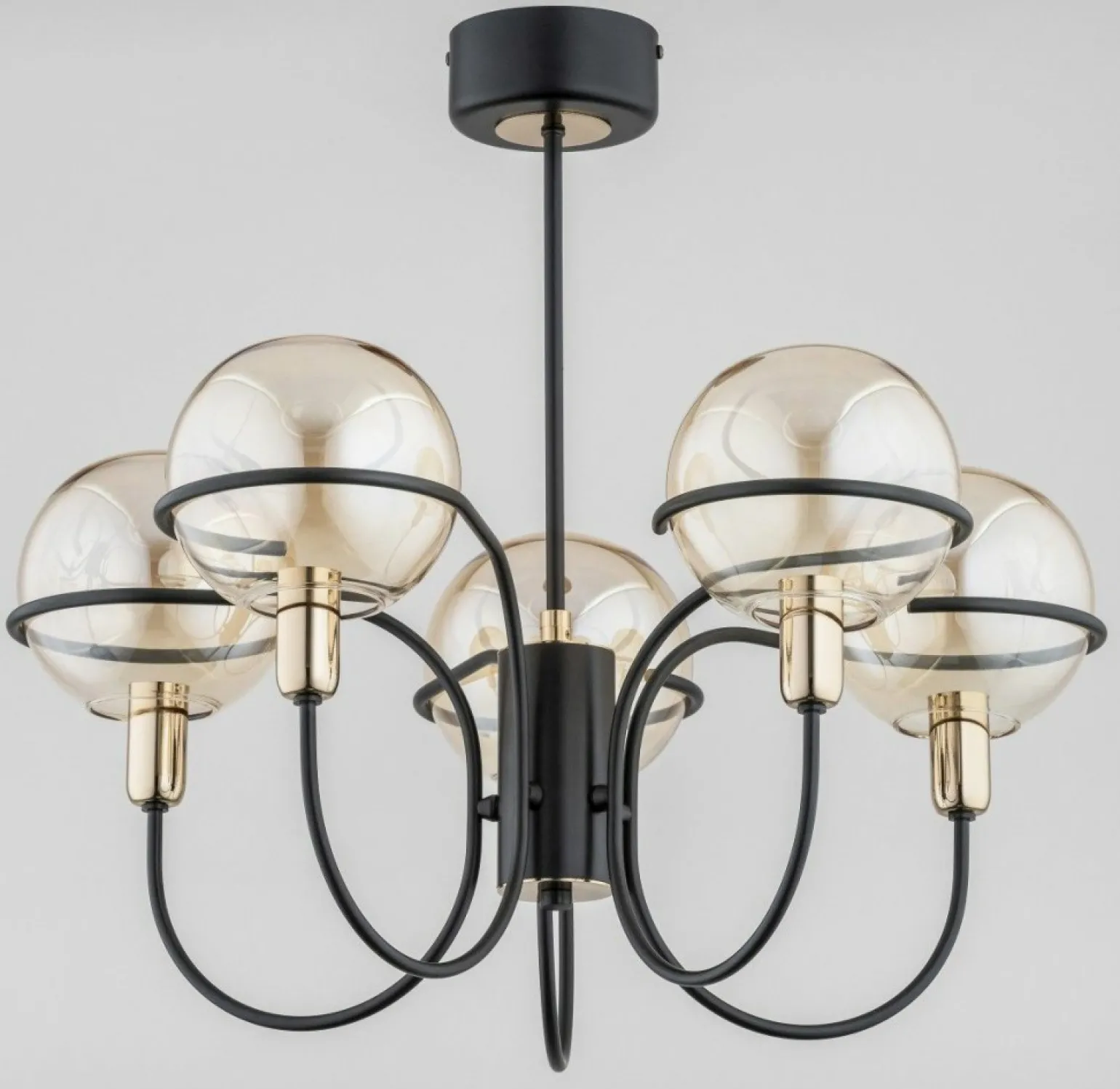 Best Sale Nietypowa lampa sufitowa na 5 źródeł światła AL 62157 | Kaja Żyrandole Nowoczesne
