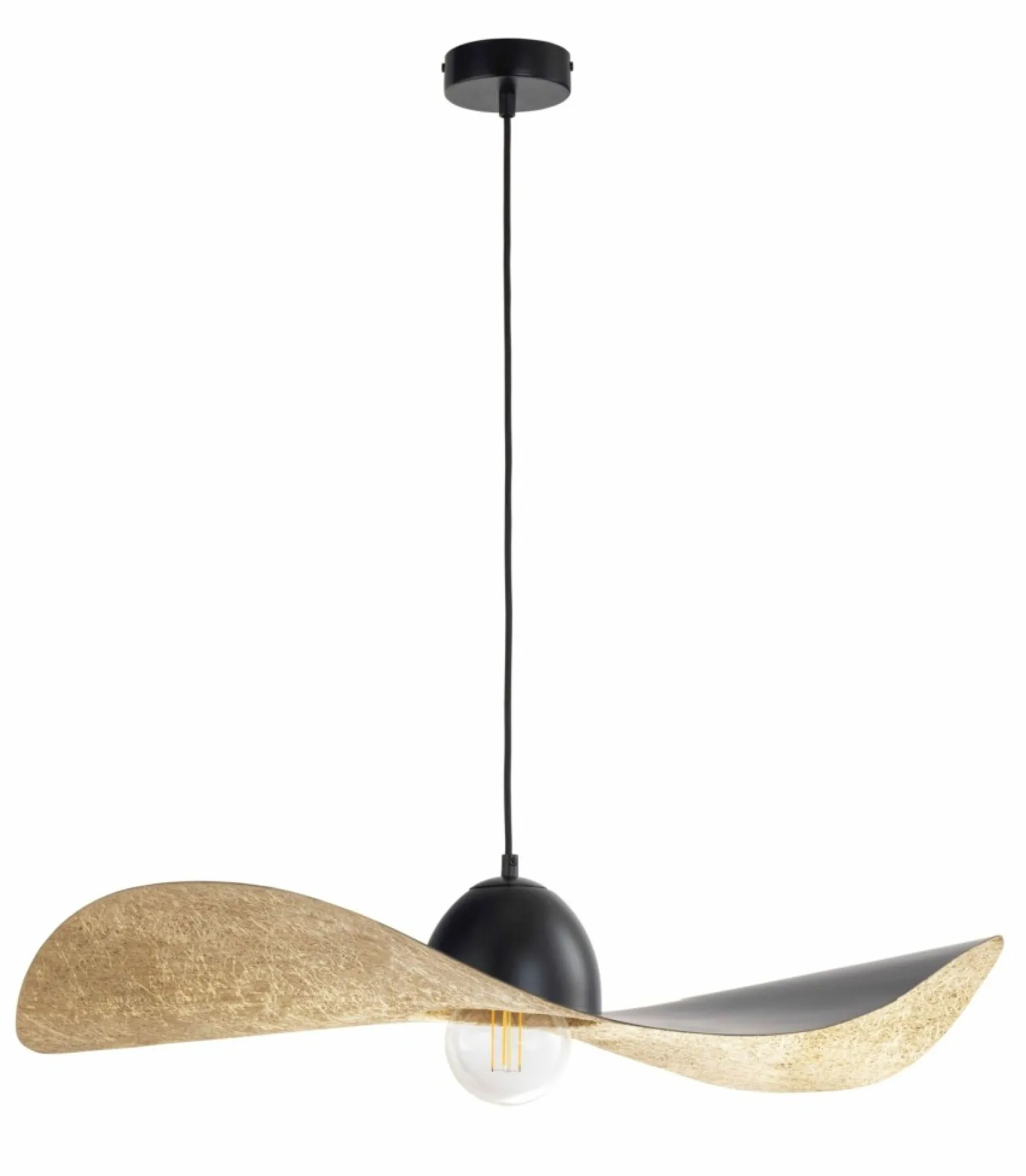 Sale Nietypowa, ozdobna lampa wisząca kapelusz SIG 32340 z serii KAPELLO L Żyrandole Nowoczesne