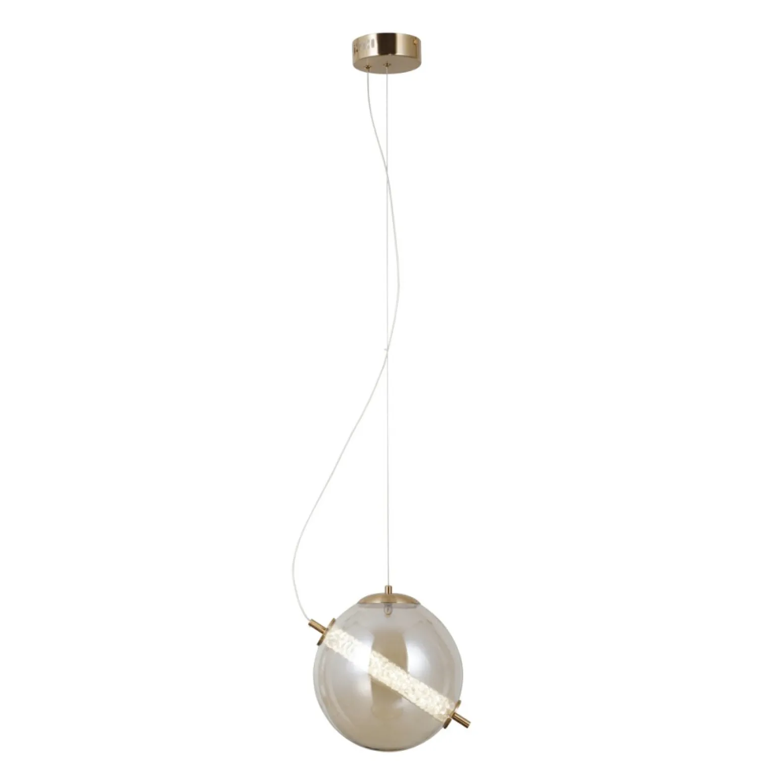 New Niezwykła lampa wisząca, regulowana PND-34366-HBR-AMB z serii NOLA Żyrandole Nowoczesne