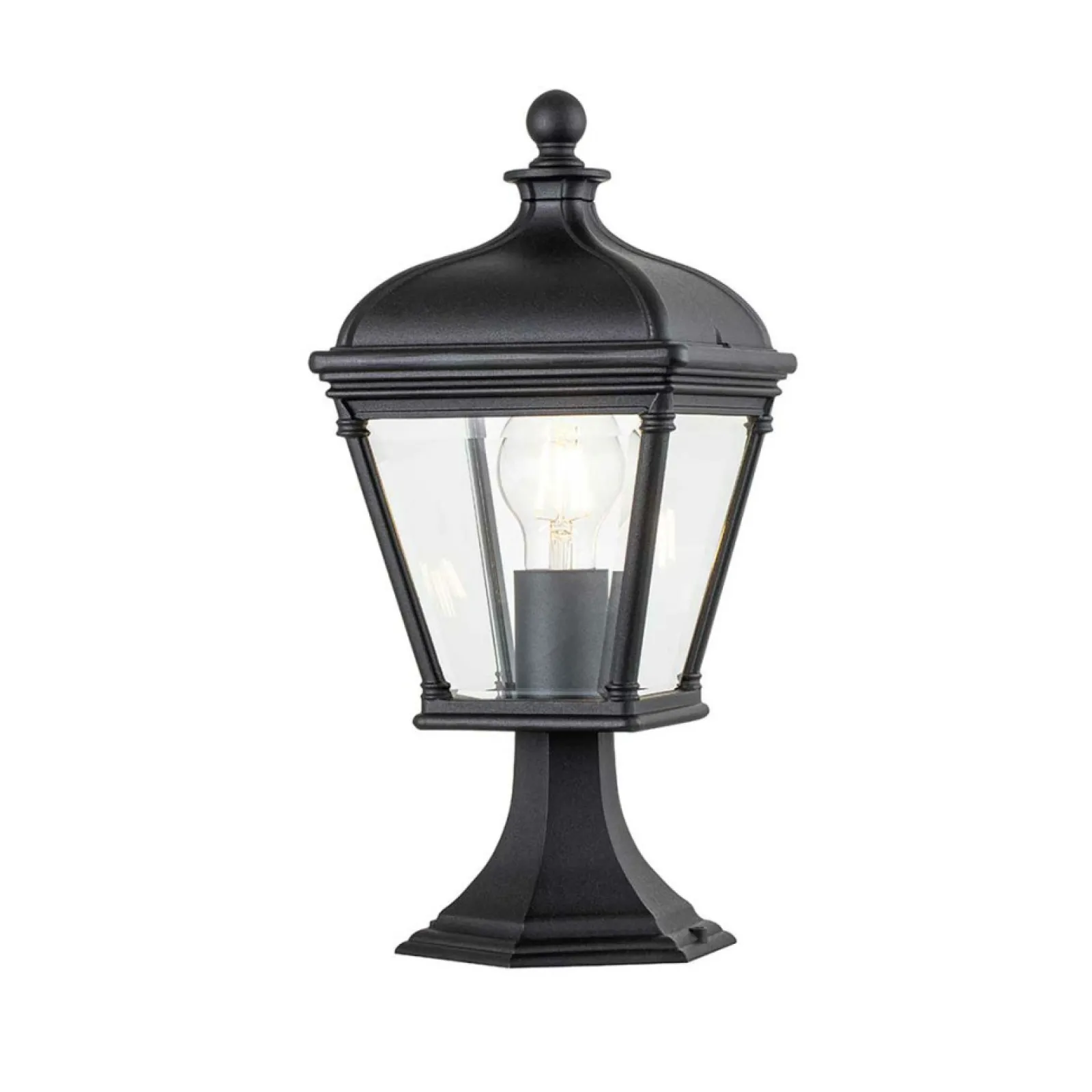 Sklep Kaja Niska lampa ogrodowa, cokołowa BAYVIEW-3M-BK z serii BAYVIEW* Lampy Ogrodowe Stojące