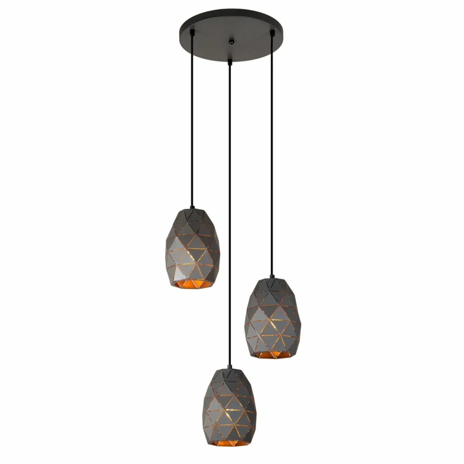 Cheap Nowoczesna lampa do sypialni MDM-3480/3A GR+GD HARLEY | Kaja Żyrandole Nowoczesne