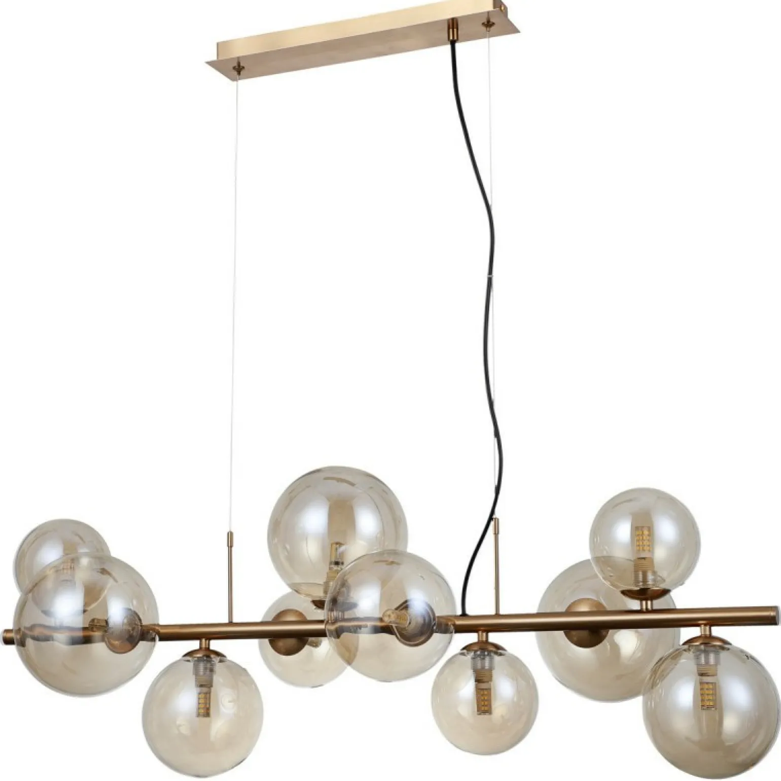 Sale Nowoczesna lampa nad stół w jadalni PND-406007-10-HBR z serii CANELLO Żyrandole Nowoczesne