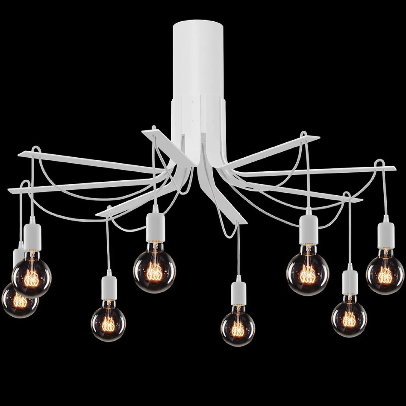 Best Nowoczesna lampa sufitowa do salonu 67983 BORNHOLM | Kaja Oświetlenie Żyrandole Nowoczesne