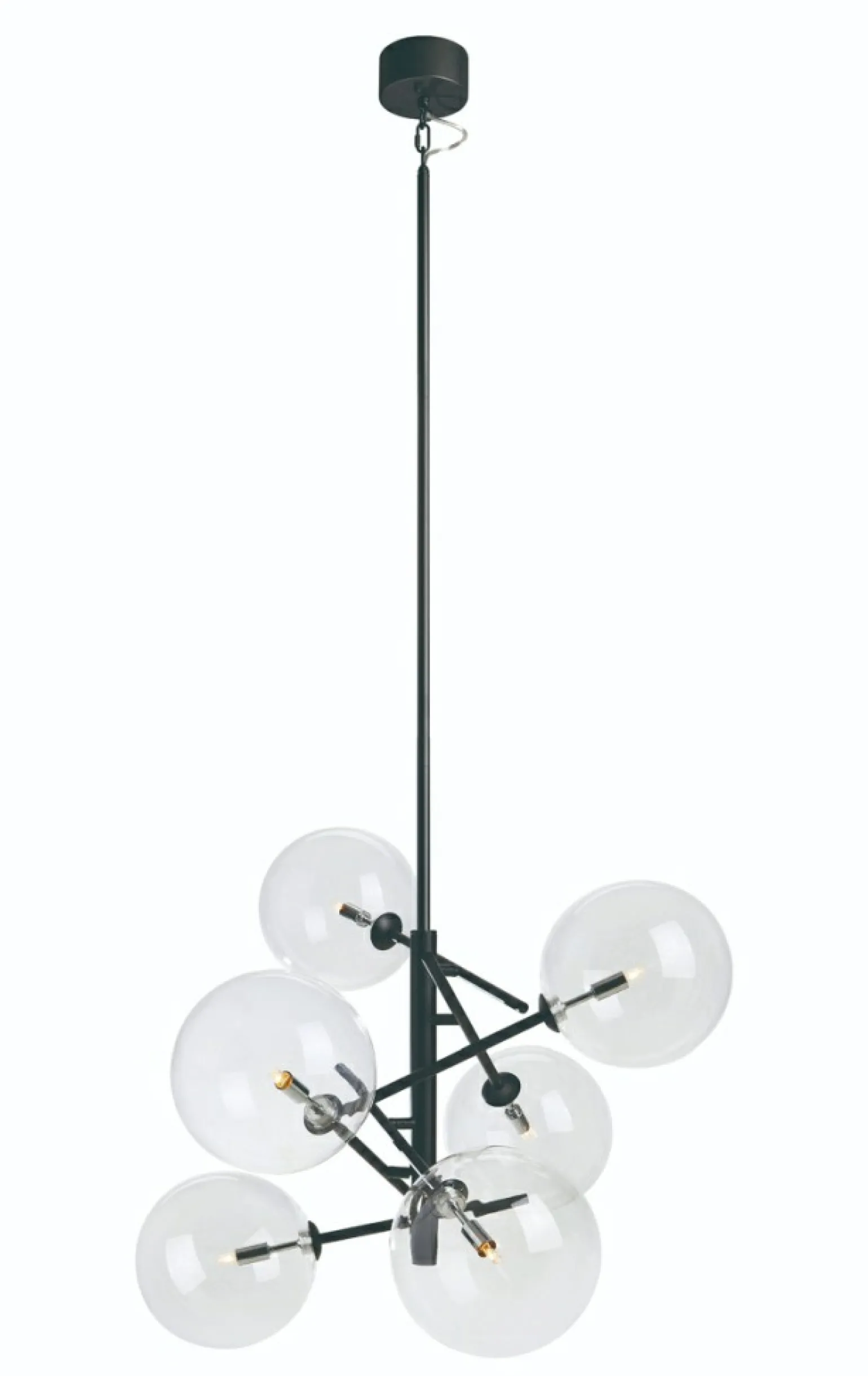 Best Nowoczesna lampa sufitowa z gwintami G9 107748 | Kaja Oświetlenie Żyrandole Nowoczesne