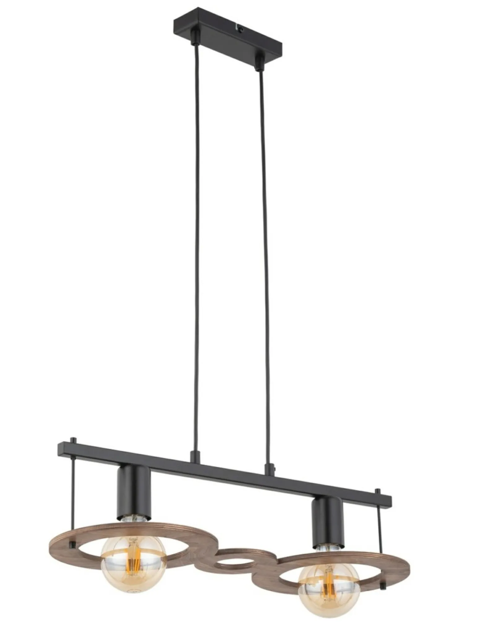 Store Nowoczesna lampa wisząca bez tradycyjnych kloszy SIG 32484 COFFEE Żyrandole Nowoczesne