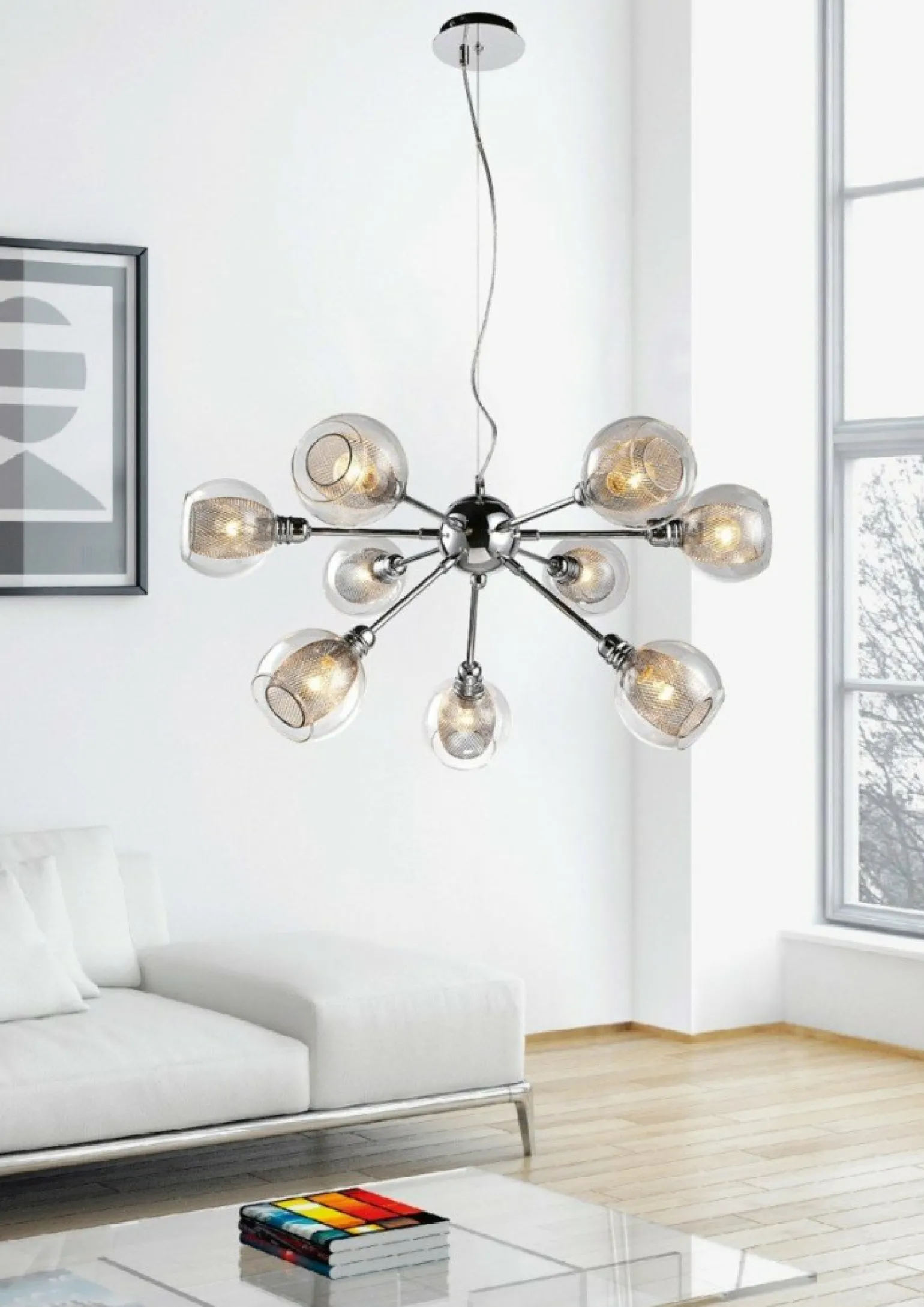Outlet Nowoczesna lampa wisząca do salonu 39-65018 DIXI | Kaja Oświetlenie Żyrandole Nowoczesne