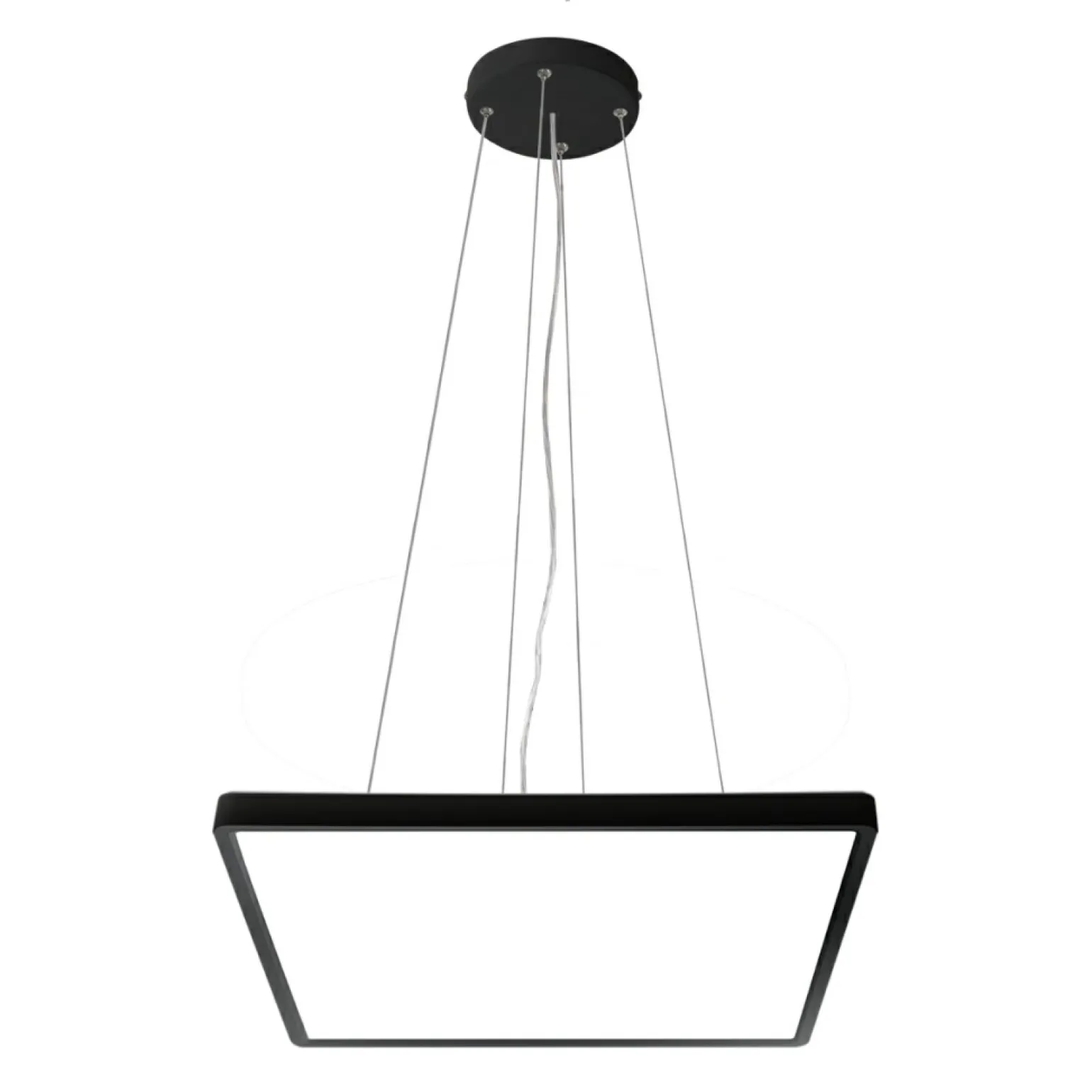 Sale Nowoczesna lampa wisząca LED 45x45 PND-83625-450S-45W-BL BASTIA | Kaja Żyrandole Nowoczesne