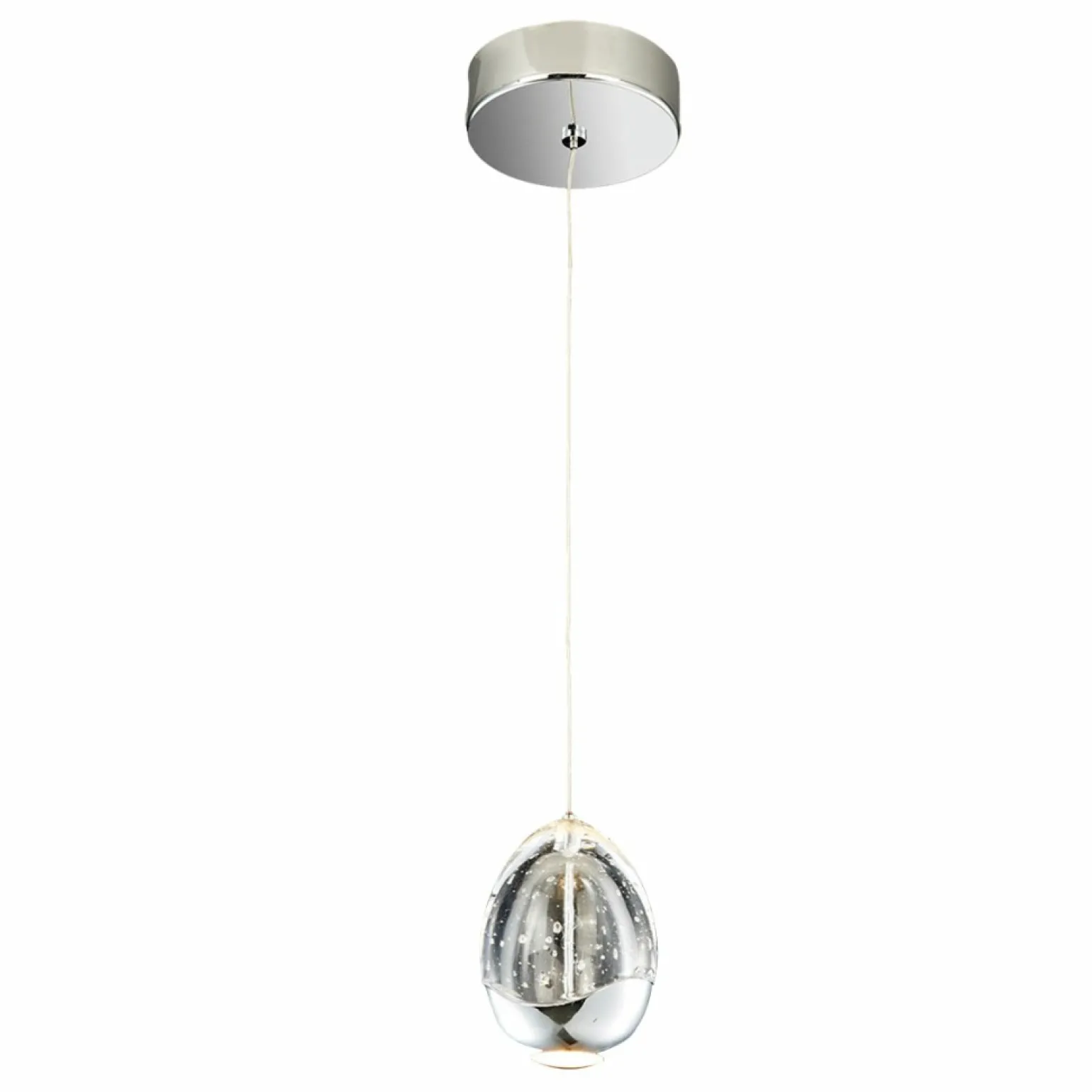 Flash Sale Nowoczesna lampa wisząca PND-22112132-1A-CR HUELTO | Kaja Oświetlenie Żyrandole Nowoczesne