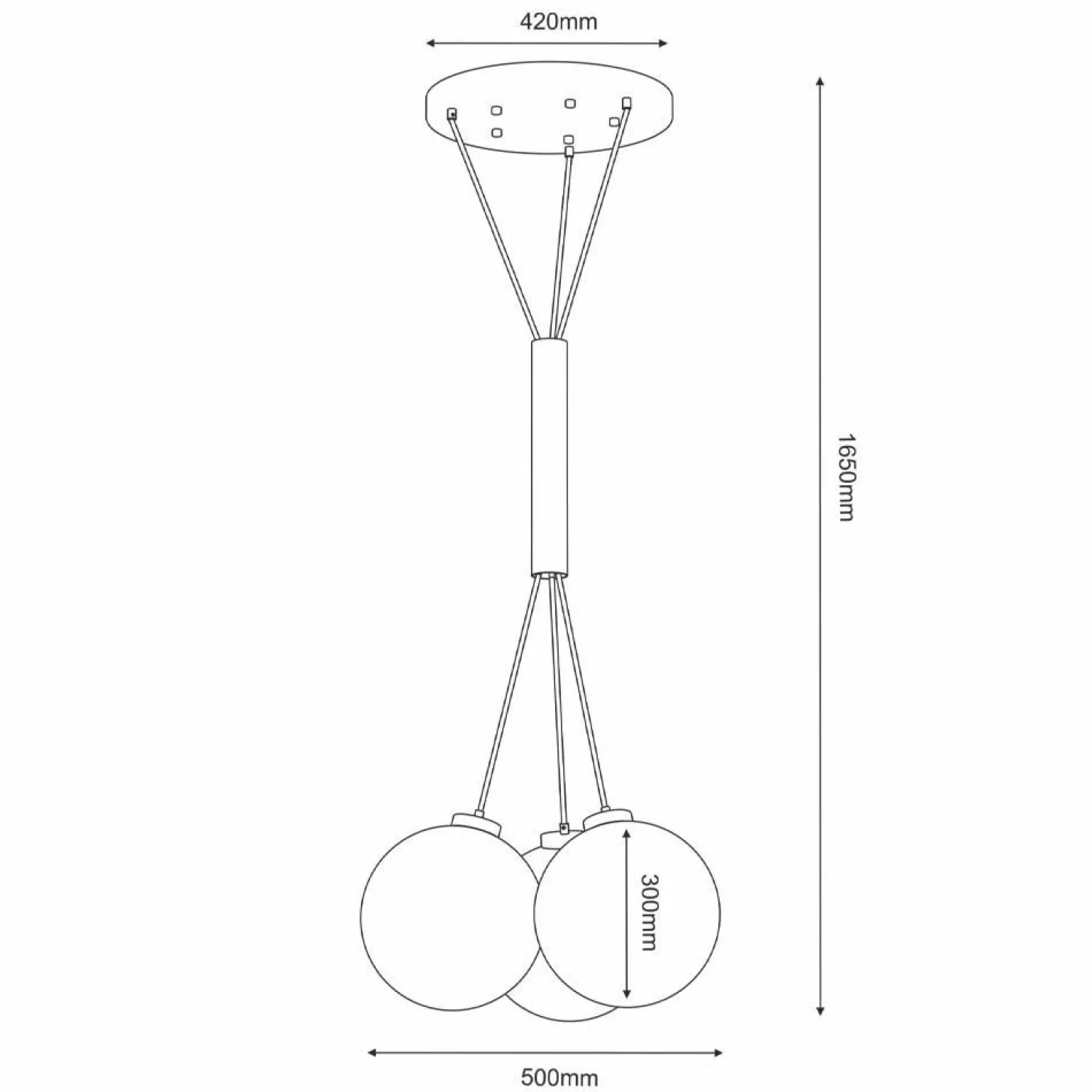 Shop Nowoczesna lampa wisząca z ciemnymi kloszami ANT 9143 IO | Kaja Żyrandole Nowoczesne