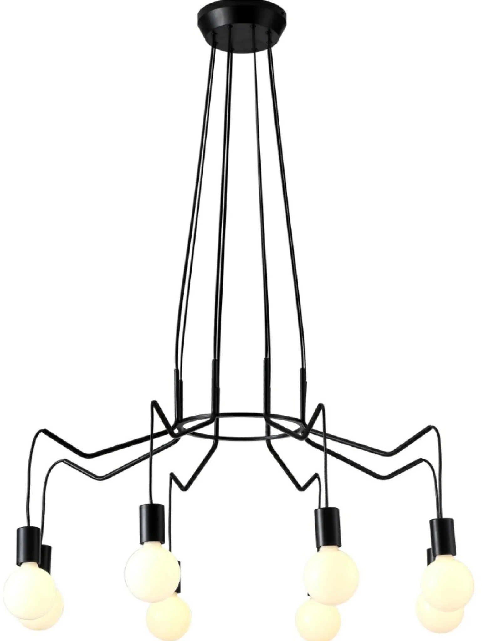 Best Sale Nowoczesna lampa wisząca z przewodami 38-71057 BASSO | Kaja Żyrandole Nowoczesne