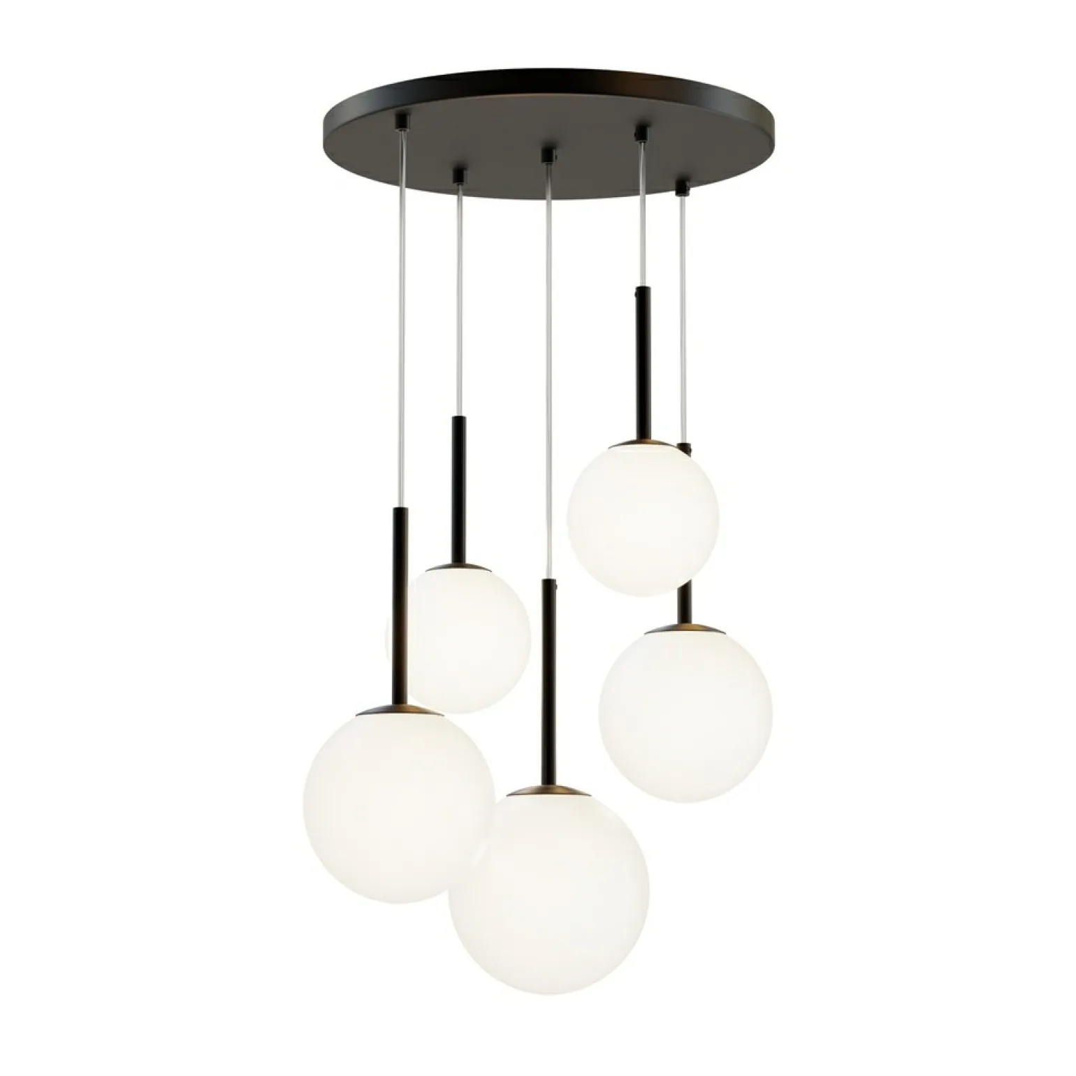 Best Sale Nowoczesna lampa z różnymi kloszami MOD321PL-05B z serii BASIC FORM Żyrandole Nowoczesne