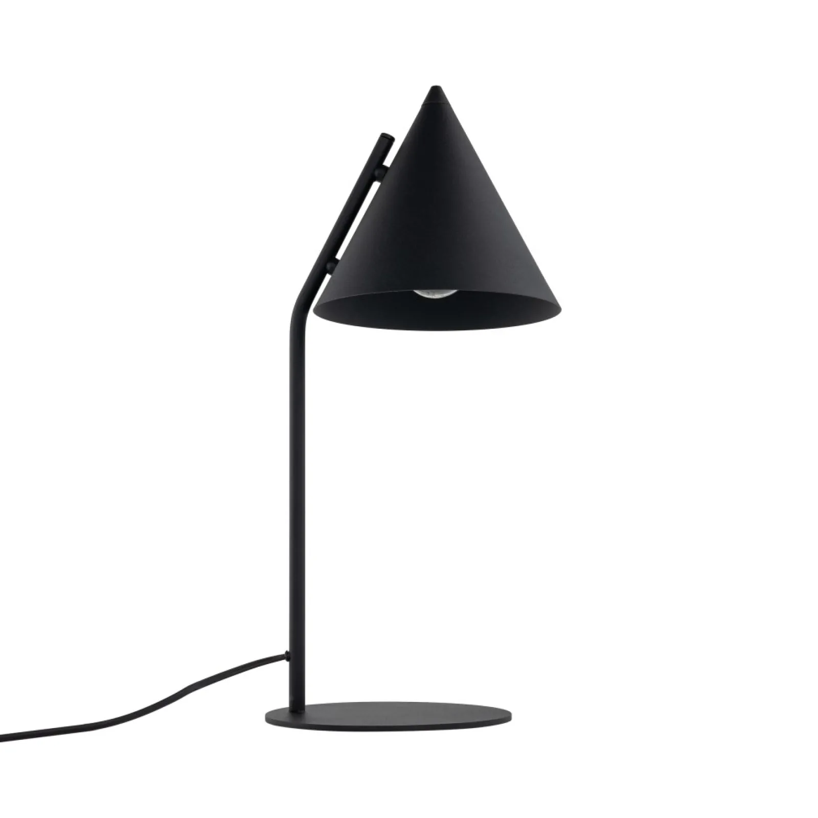Sklep Kaja Nowoczesna lampka stołowa - stożek TK 16009 CONO BLACK | Kaja* Nowoczesne Lampki Stołowe