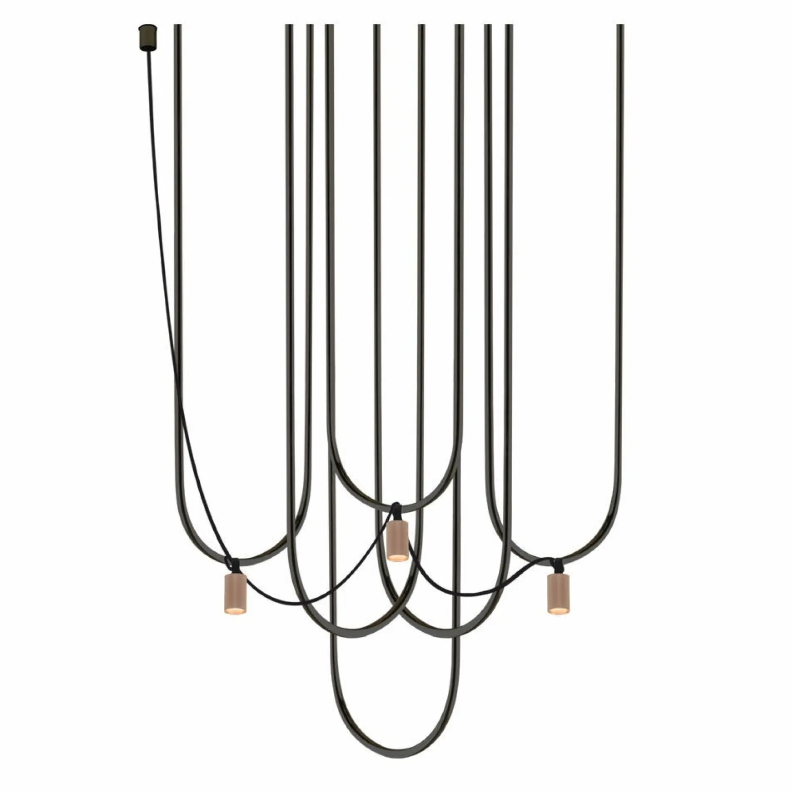 Outlet Nowoczesna, nieregularna lampa wisząca ANT 9784 UDIN | Kaja Oświetlenie Żyrandole Nowoczesne