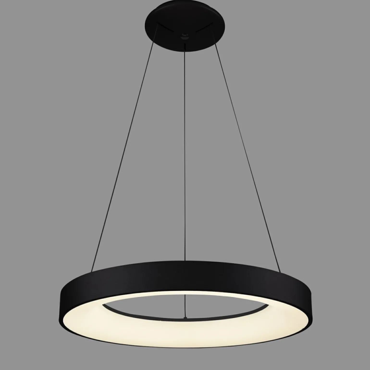 Best Sale Nowoczesna obręcz wisząca ⌀48cm 5304-840RP-BK-3 GIULIA | Kaja Żyrandole Nowoczesne