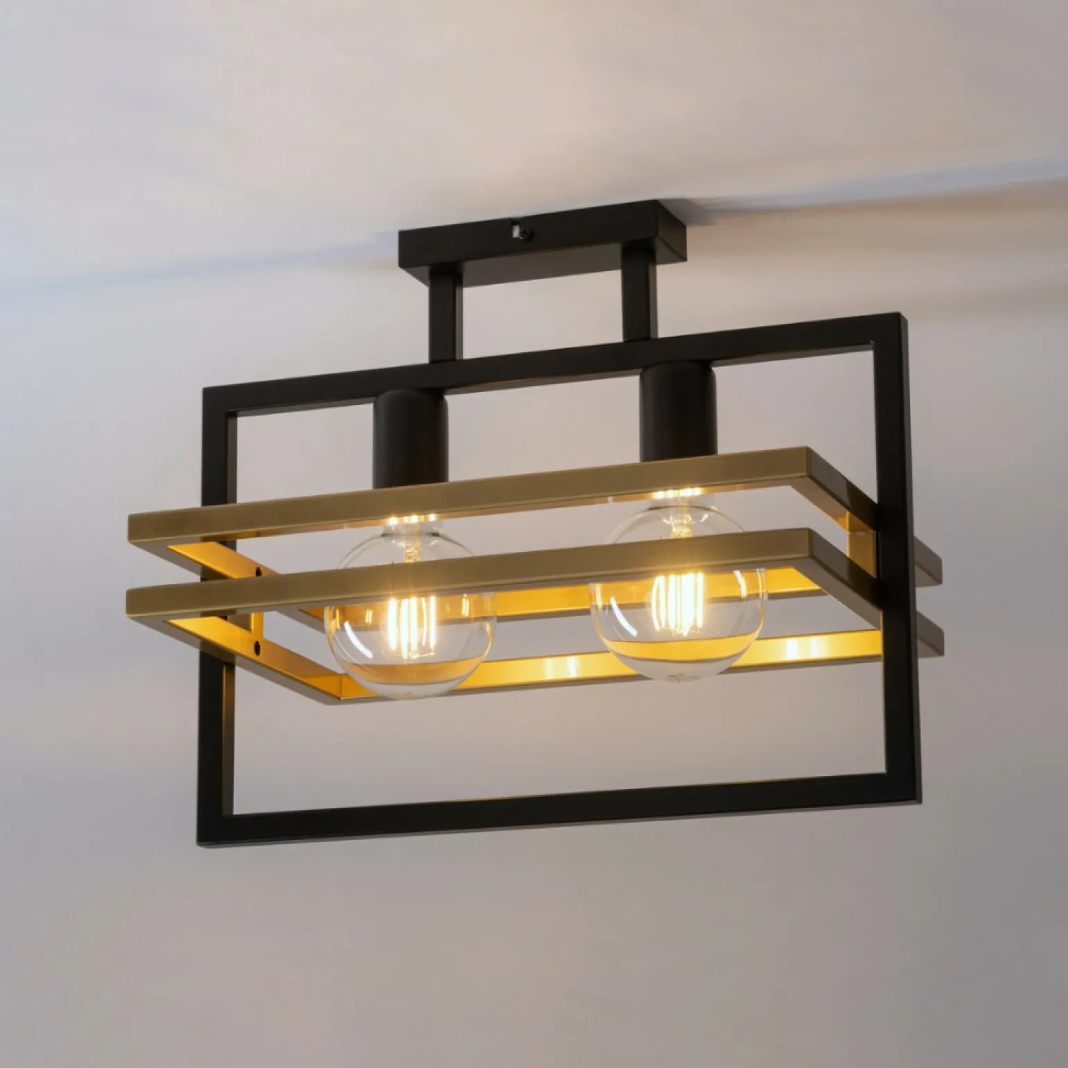 Discount Nowoczesna, stylowa lampa sufitowa do holu SIG 32401 MERCI CZ/ZŁ Żyrandole Nowoczesne