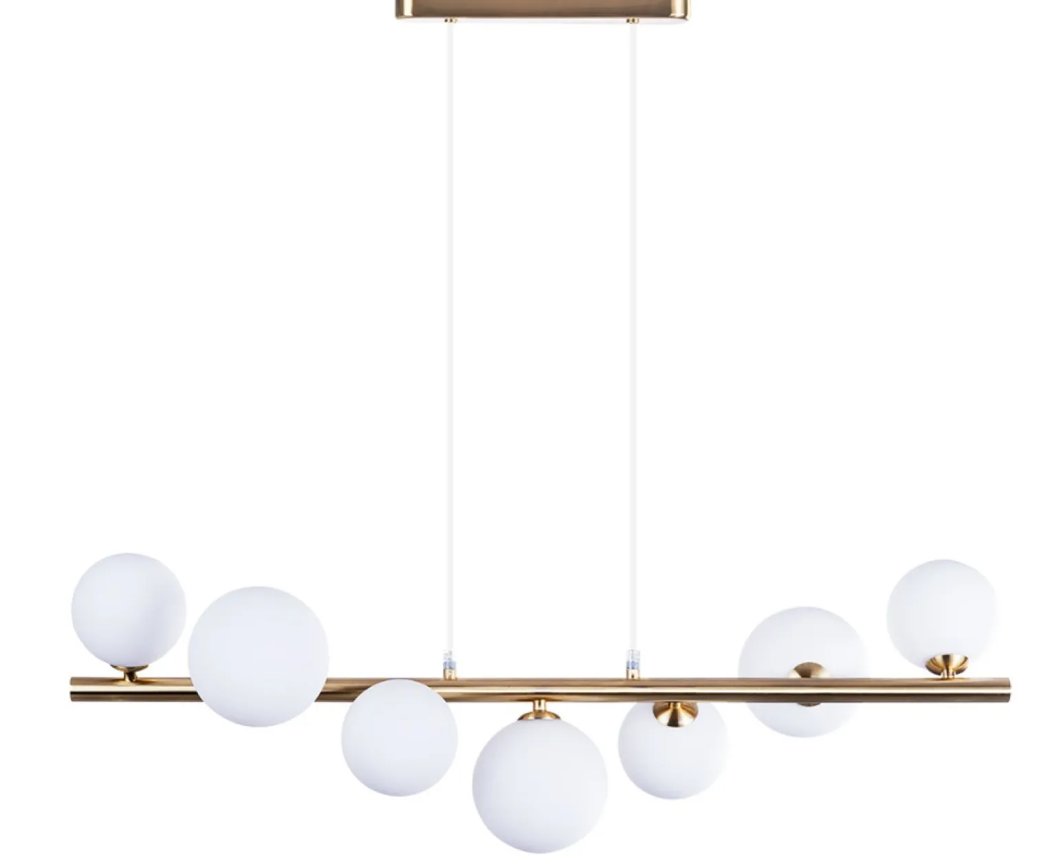 New Nowoczesna złota lampa wisząca do salonu AZ4409 SYBILLA | Kaja Żyrandole Nowoczesne