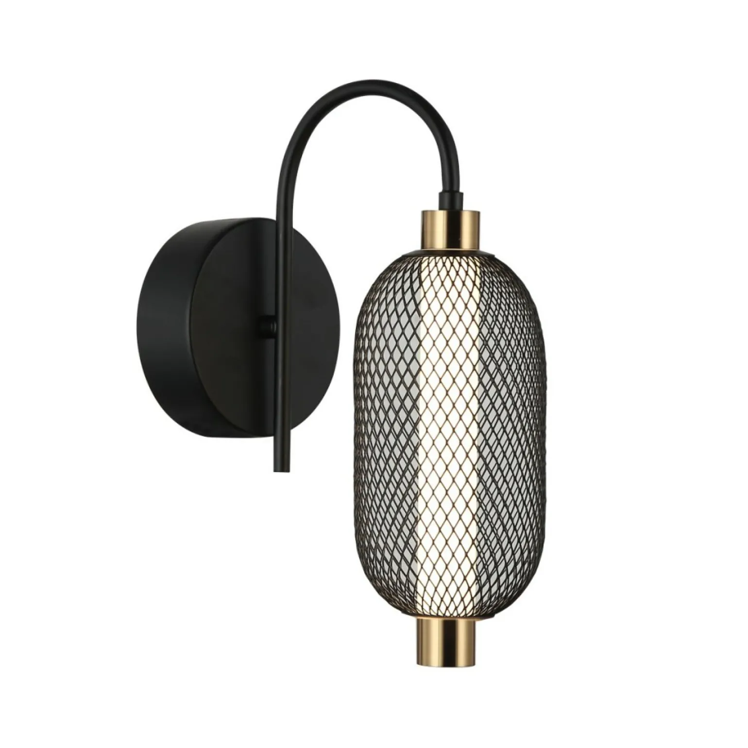 New Nowoczesny i elegancki kinkiet WL-84283-1-BK z serii MARCO Żyrandole Nowoczesne