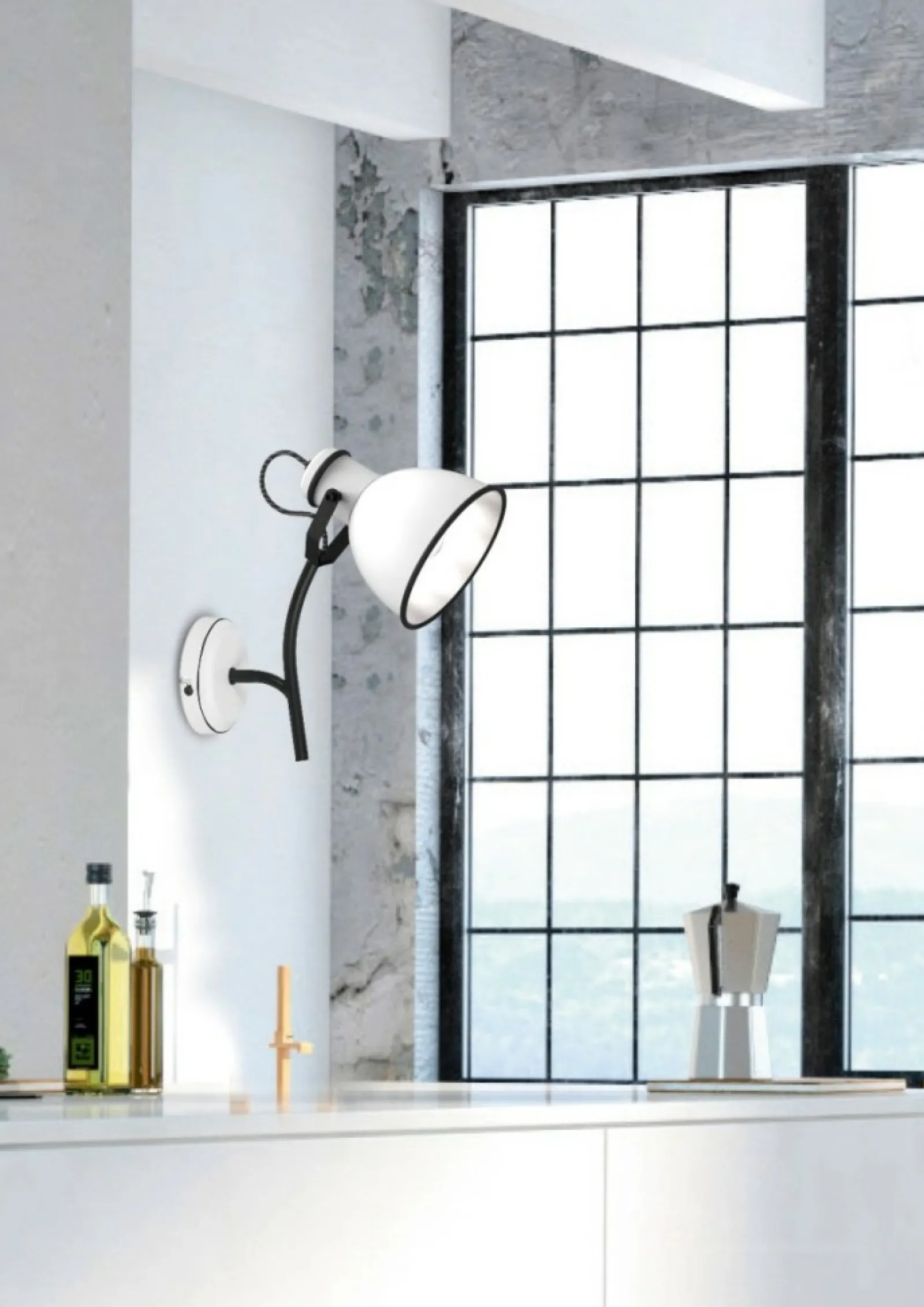 Sklep Kaja Nowoczesny kinkiet w stylu industrialnym 91-72122 ZUMBA | Kaja* Kinkiety Tradycyjne