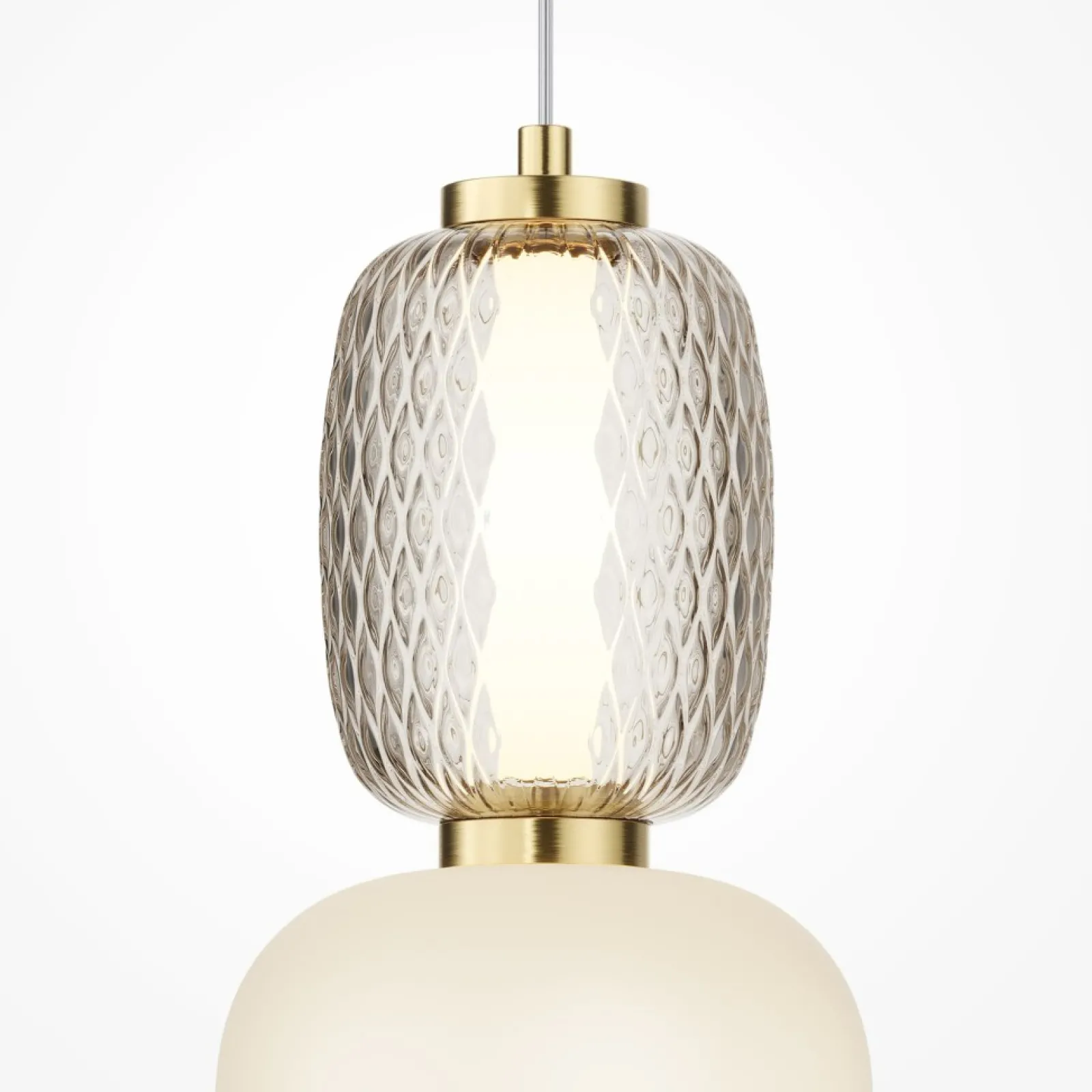 Sklep Kaja Nowoczesny kinkiet ze złotym stelażem MOD267WL-L18G3K z serii PATTERN* Lampy Led