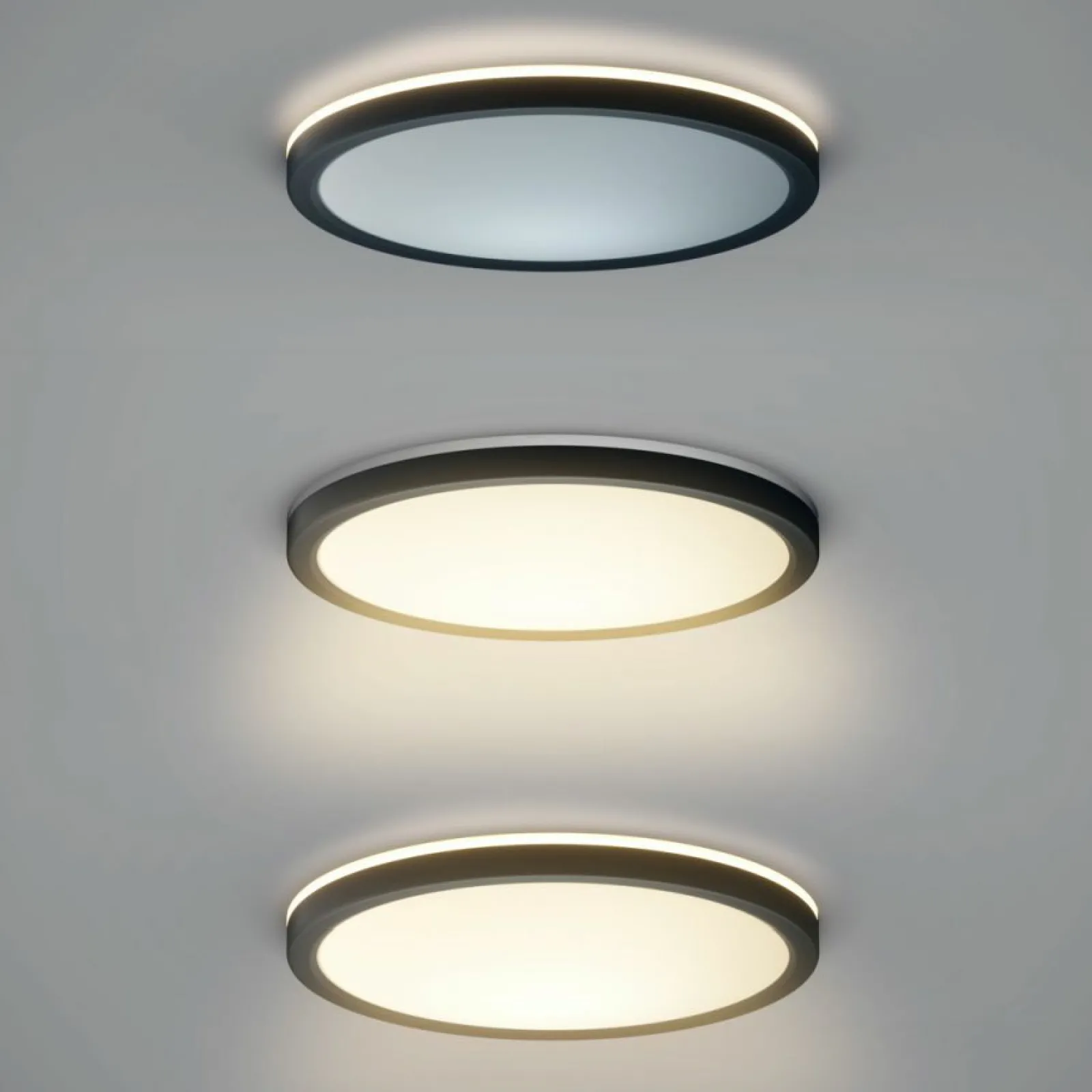 Sklep Kaja Nowoczesny plafon LED do salonu ⌀40 PLF-63452-400R-36W-BL CORTE | Kaja* Lampy Led | Plafony Nowoczesne