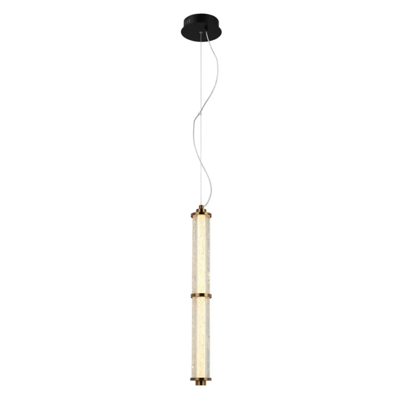Sale Nowoczesny zwis ze światłem LED PND-26384-2V-GD-CL SANPO | Kaja Żyrandole Nowoczesne
