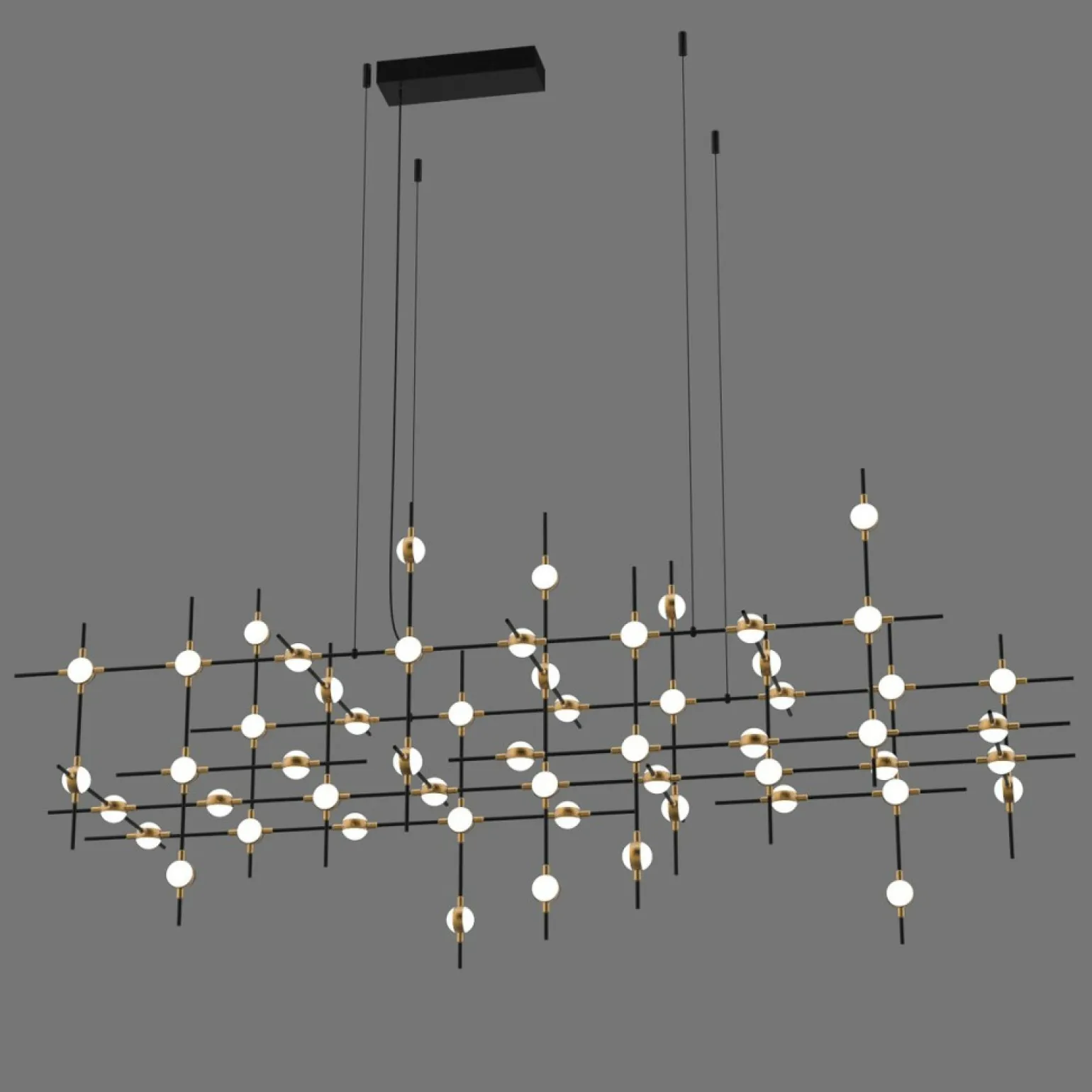 Sale Ogromna lampa wisząca MD18001067-55A BG PROVENZA | Kaja Oświetlenie Żyrandole Nowoczesne