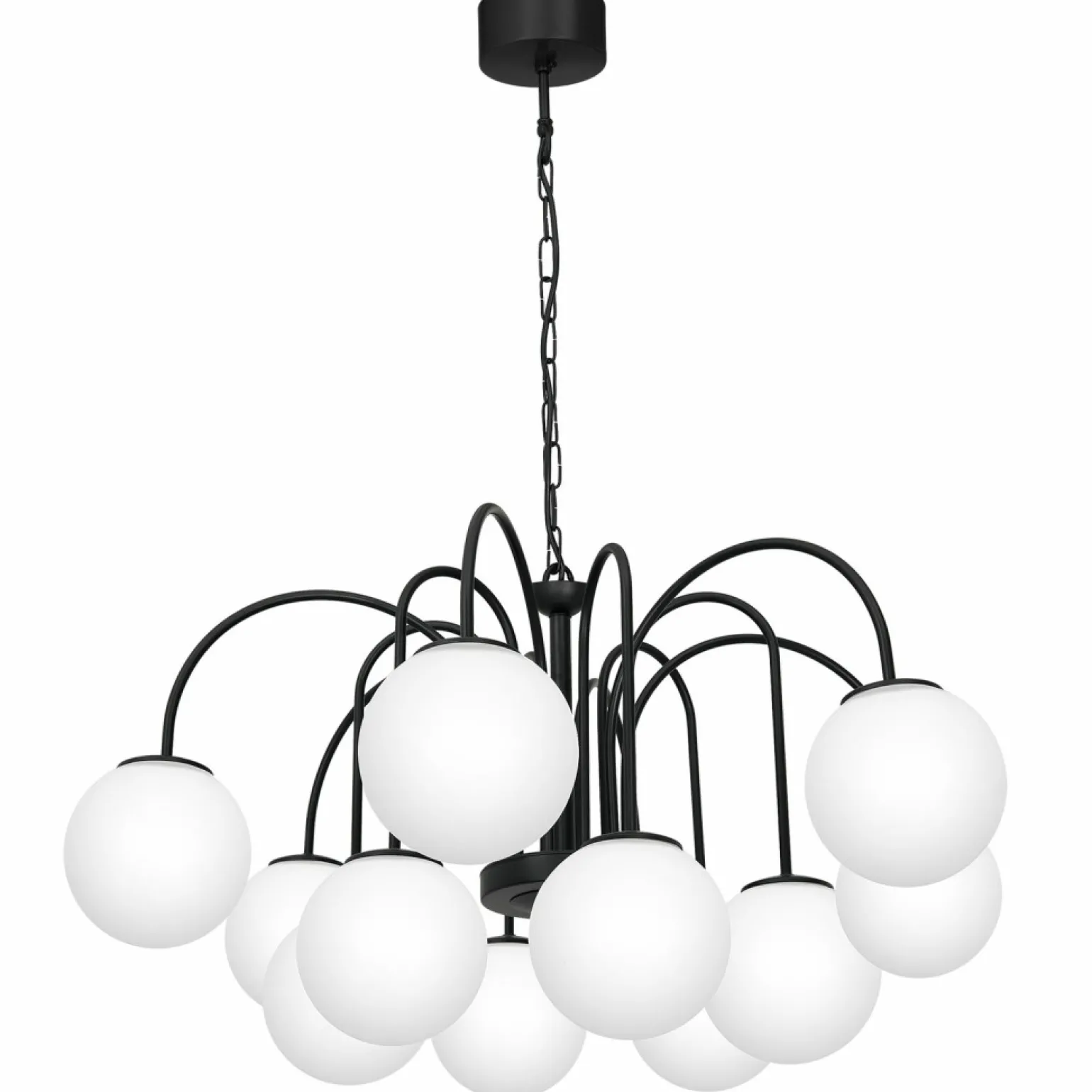 Best Sale Ogromna lampa wisząca z białymi kloszami LX 3196 z serii CAMBRIDGE Żyrandole Nowoczesne