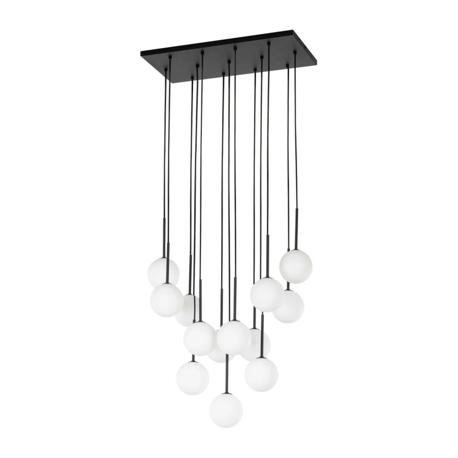 Best Sale Okazała, czarno-biała lampa wisząca TK 10079 MARTIN WHITE | Kaja Żyrandole Nowoczesne