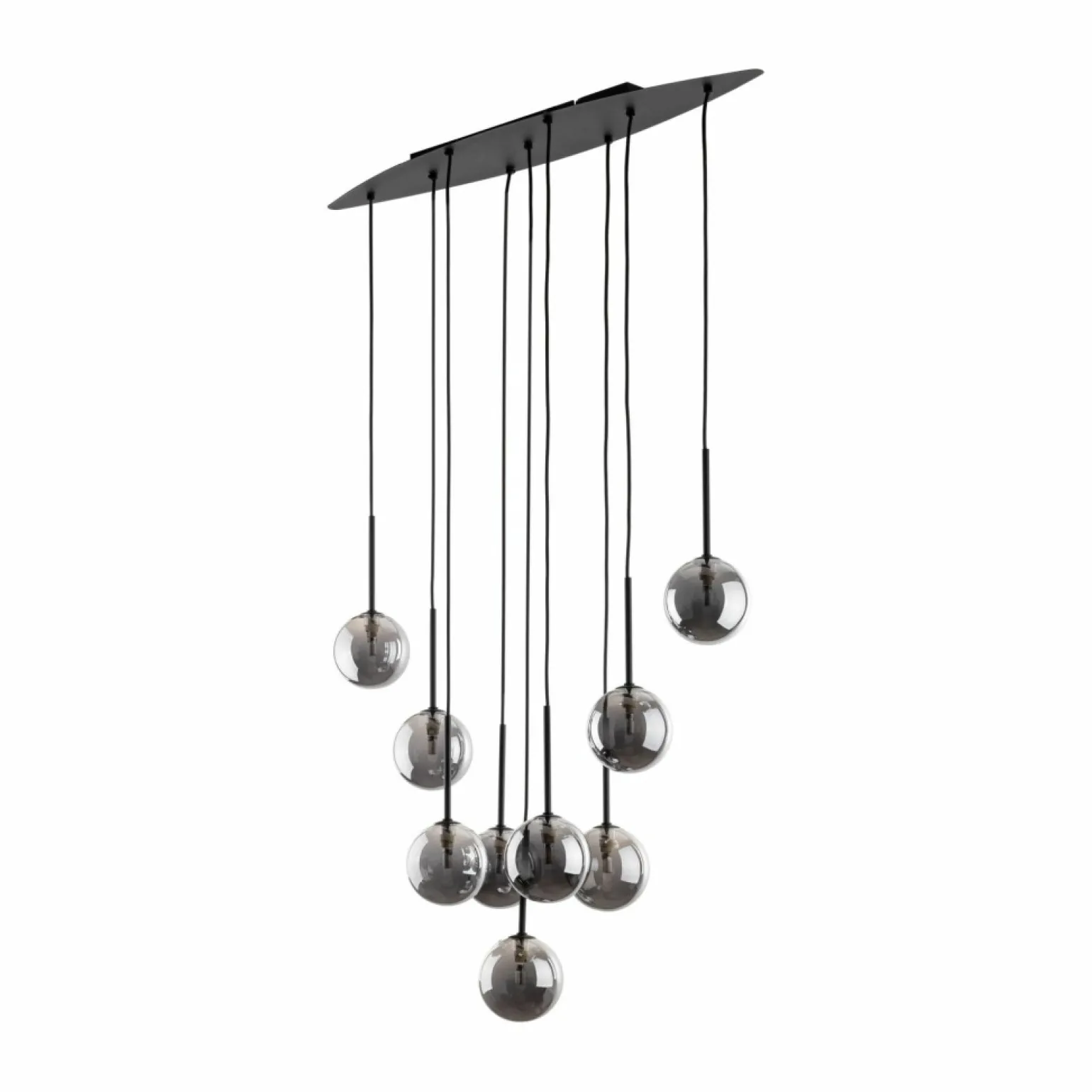 Sale Okazała lampa wisząca z ciemnymi kloszami TK 6148 ESTERA BLACK | Kaja Żyrandole Nowoczesne
