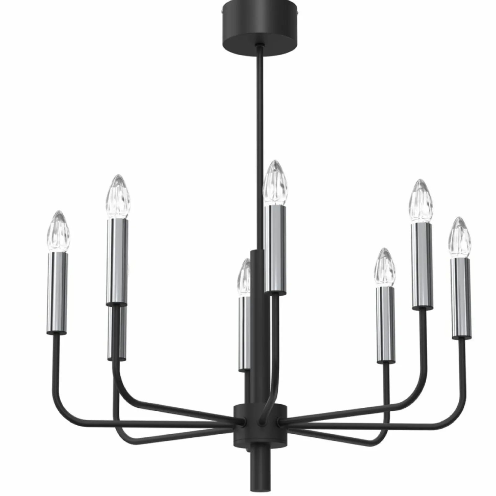 Sklep Kaja Okazała, świecznikowa lampa wisząca z chromem LX 4283 AKASYA | Kaja* Randole Tradycyjne