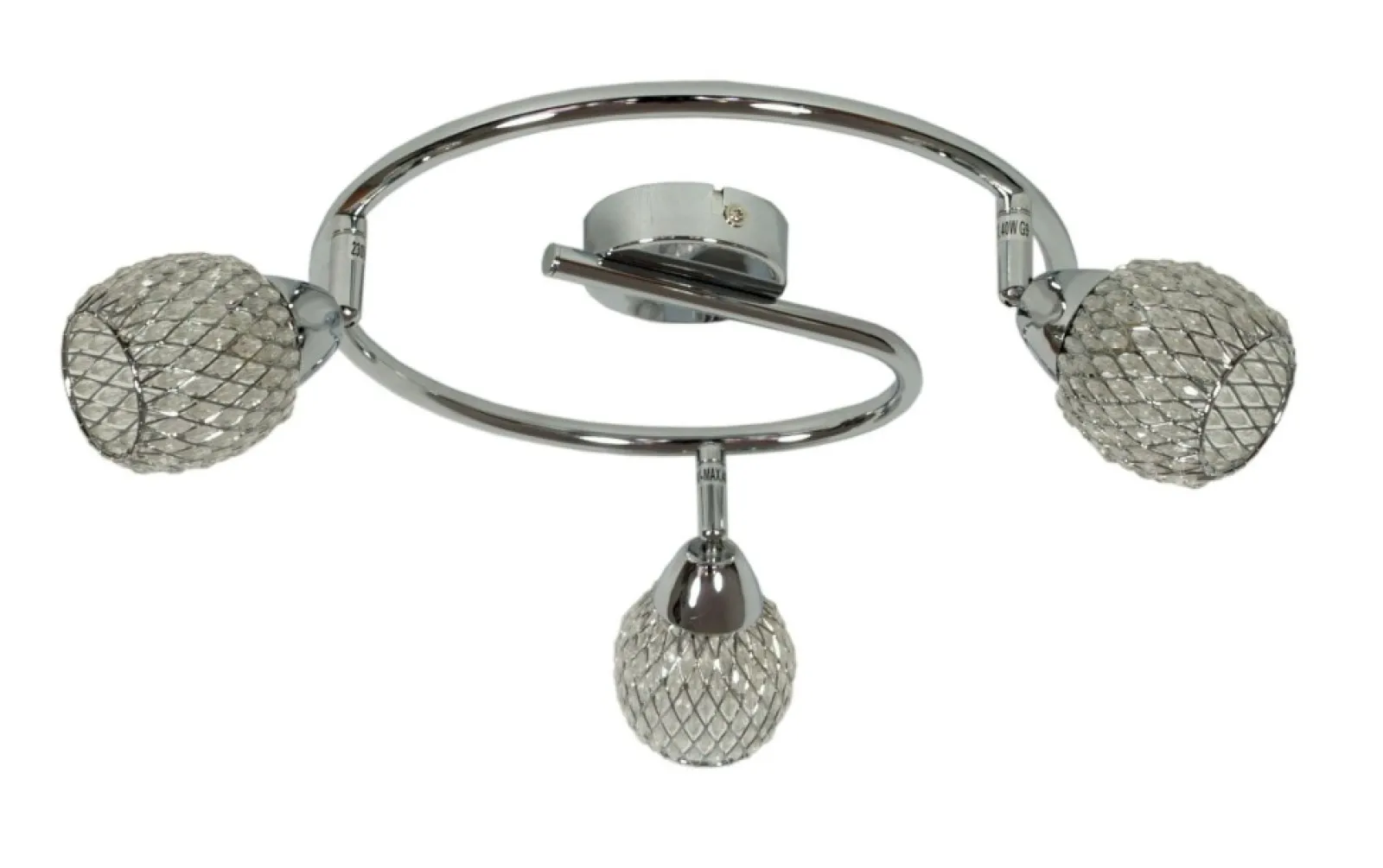 Sklep Kaja Okrągła, owana lampa sufitowa 98-06899 CLEAR | Kaja Oświetlenie* Randole Tradycyjne