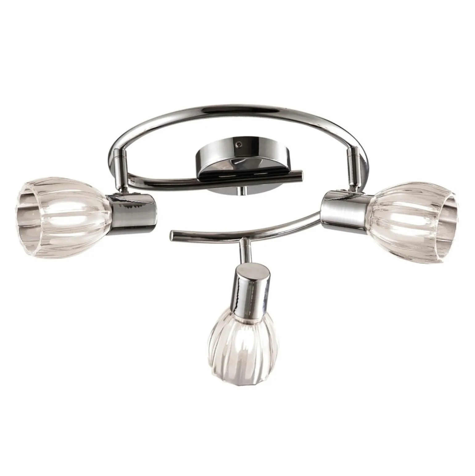 Clearance Okrągła lampa sufitowa do sypialni K-8001/3G EMBO | Kaja Oświetlenie Żyrandole Nowoczesne