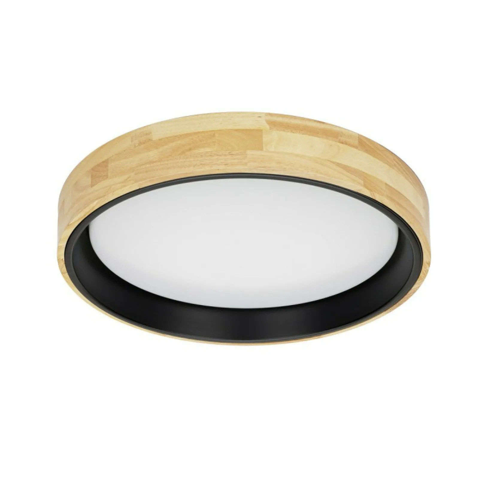 Sklep Kaja Okrągła lampa sufitowa LED ⌀45cm PLF-4350-25W-WD-BK-4K z serii CAMPELO* Plafony Nowoczesne | Lampy Led