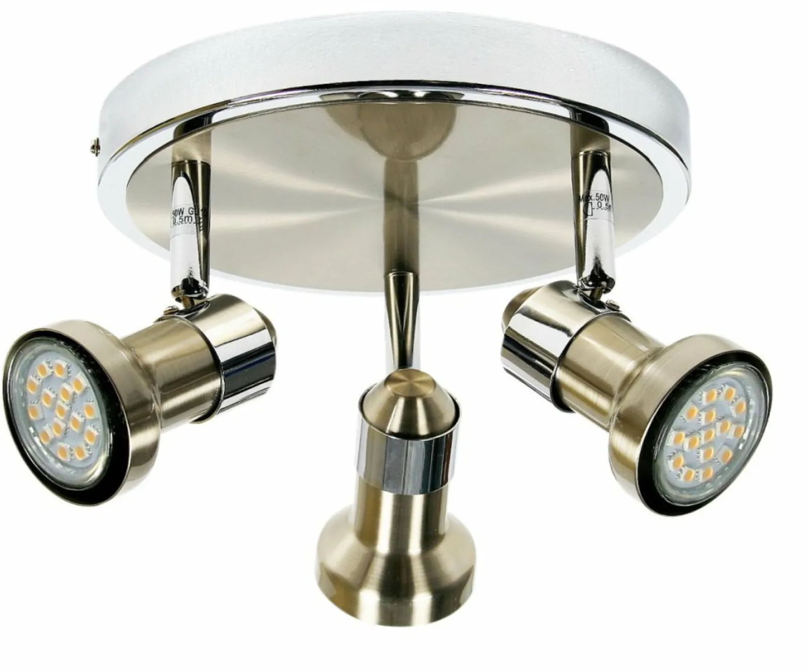 Sklep Kaja Okrągła lampa sufitowa z reflektorkami 98-60051 ARKON | Kaja* Randole Tradycyjne