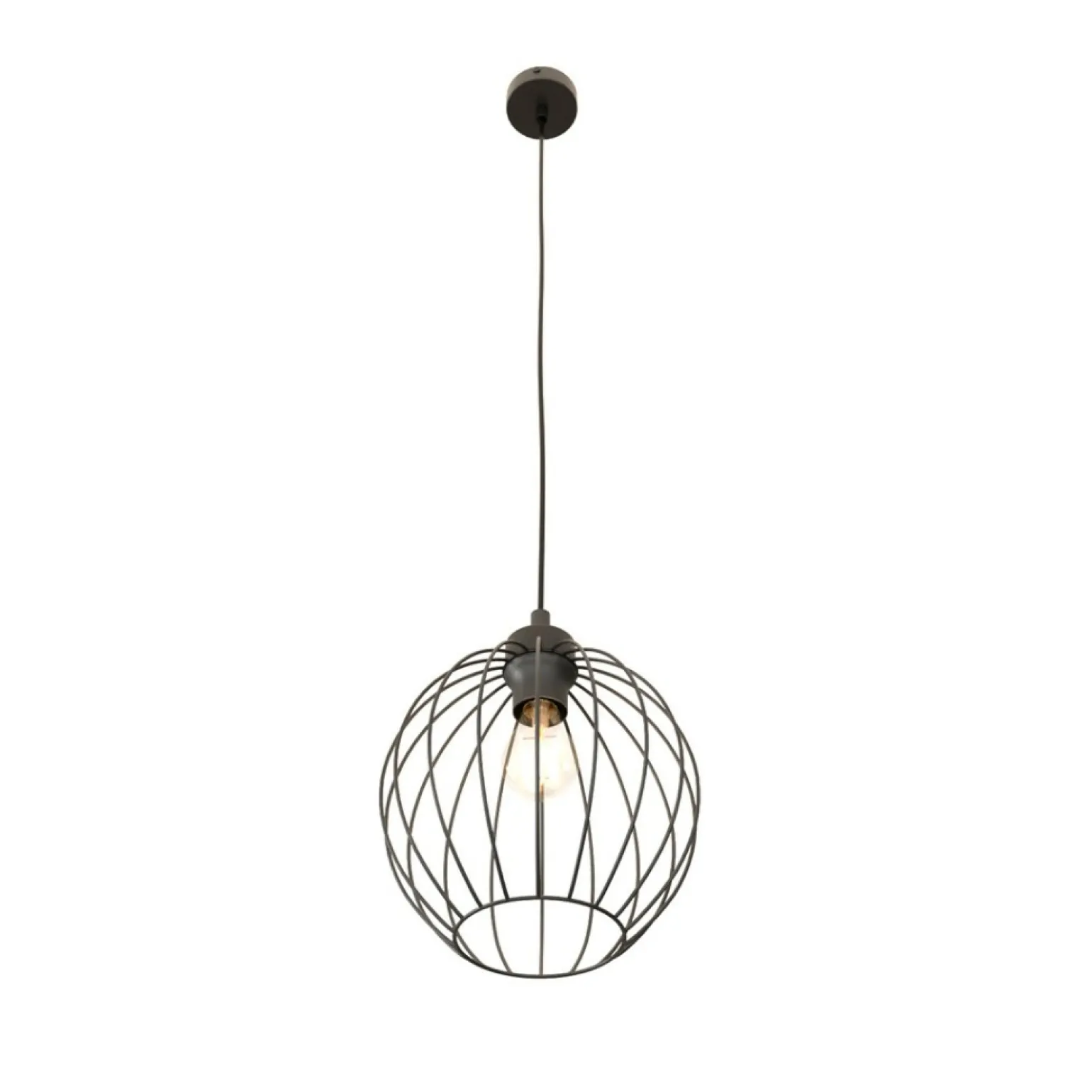 Best Okrągła lampa wisząca, regulowana 1369/1 z serii NANDO Żyrandole Nowoczesne