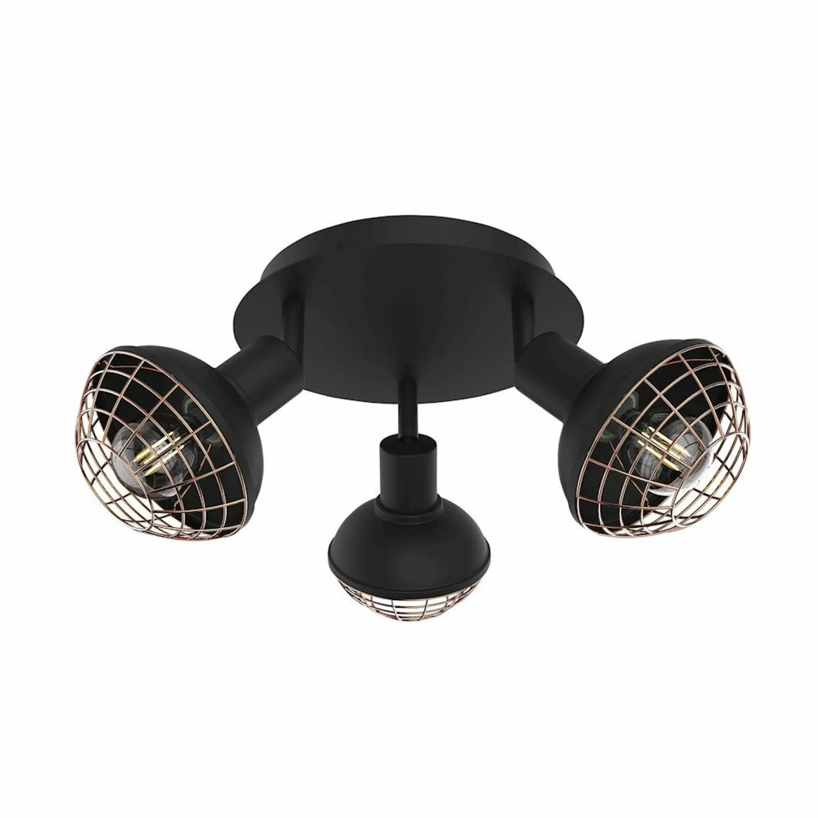 Sklep Kaja Okrągła lampa z reflektorami przemysłowymi ML4612 LOGAN | Kaja* Plafony Nowoczesne