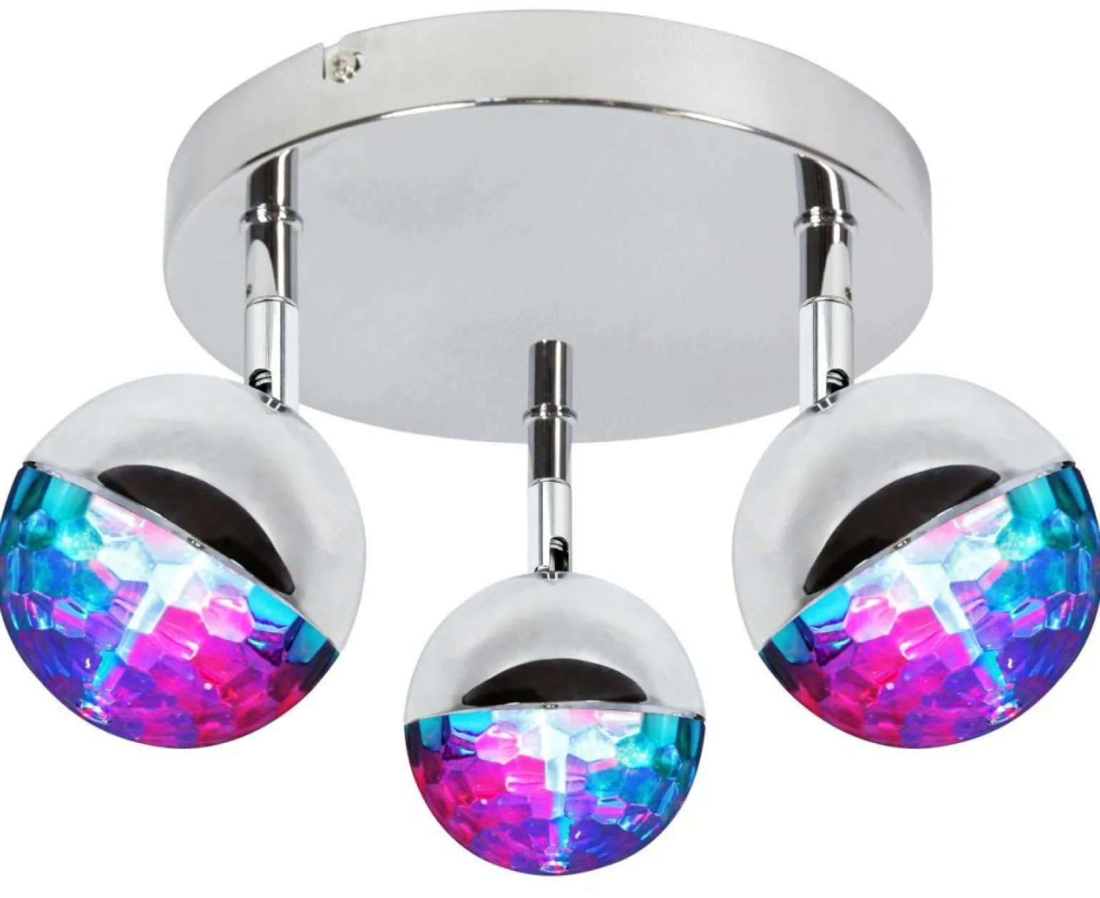 Clearance Okrągła lampa ze zmiennym światłem RGB 98-67784 PARTY | Kaja Żyrandole Nowoczesne