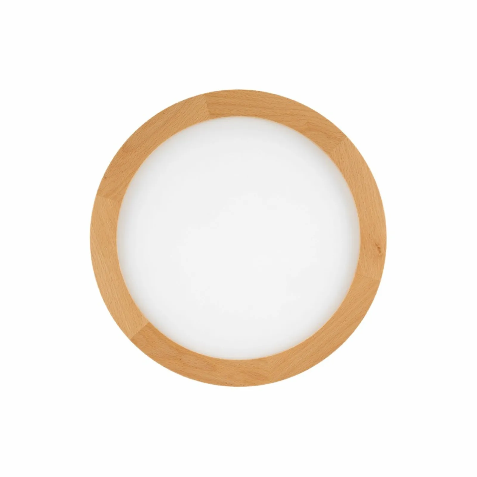 Sklep Kaja Okrągła, ledowa lampa sufitowa z drewna TK 18004 AQUA WOOD BUK | Kaja* Lampy Do Łazienki | Plafony Klasyczne