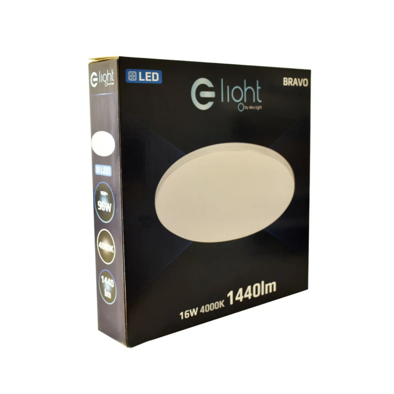 Sklep Kaja Okrągły plafon LED, srebrna ramka 4000K ⌀33cm ML4267 BRAVO | Kaja* Lampy Led | Plafony Klasyczne