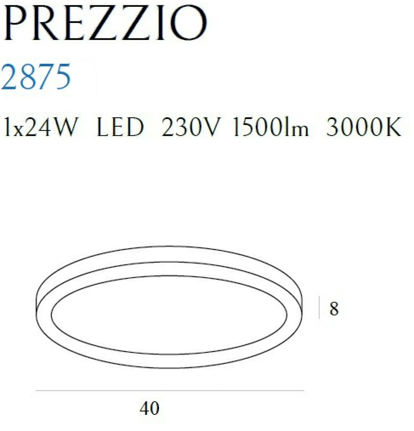 Sklep Kaja Okrągły plafon LED z kryształkami MX 2875 PREZZIO | Kaja Oświetlenie* Plafony Nowoczesne | Lampy Led