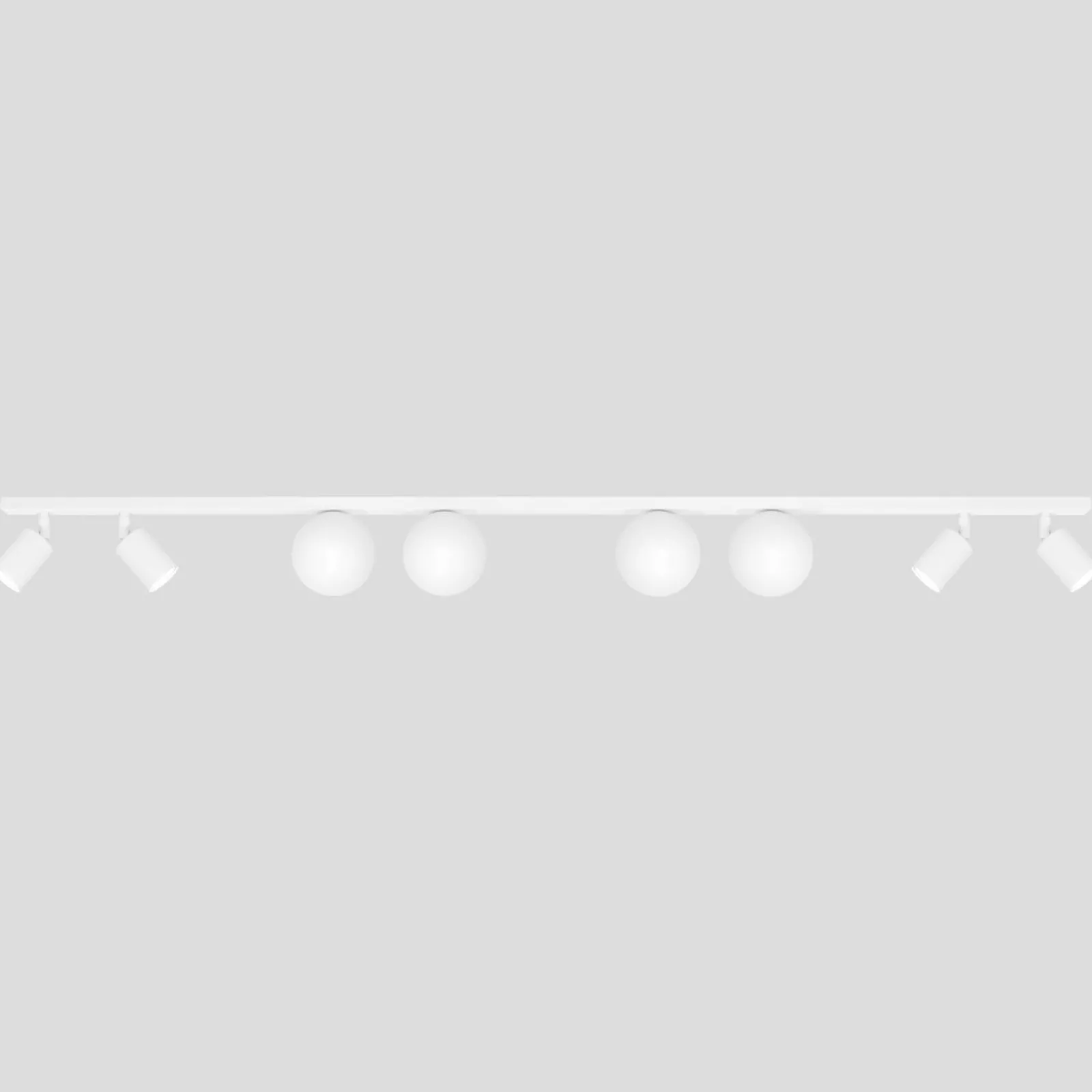Sklep Kaja Ośmiopunktowa lampa sufitowa, listwa K-5498 z serii ANDI* Reflektory Sufitowe Podłużne - Na Listwie | Żyrandole Nowoczesne