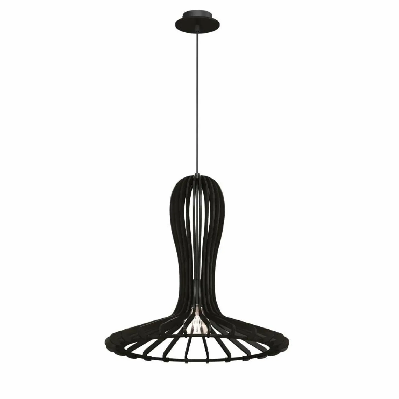 Discount Ozdobna, drewniana lampa wisząca ANT 5021 RINA | Kaja Oświetlenie Żyrandole Nowoczesne