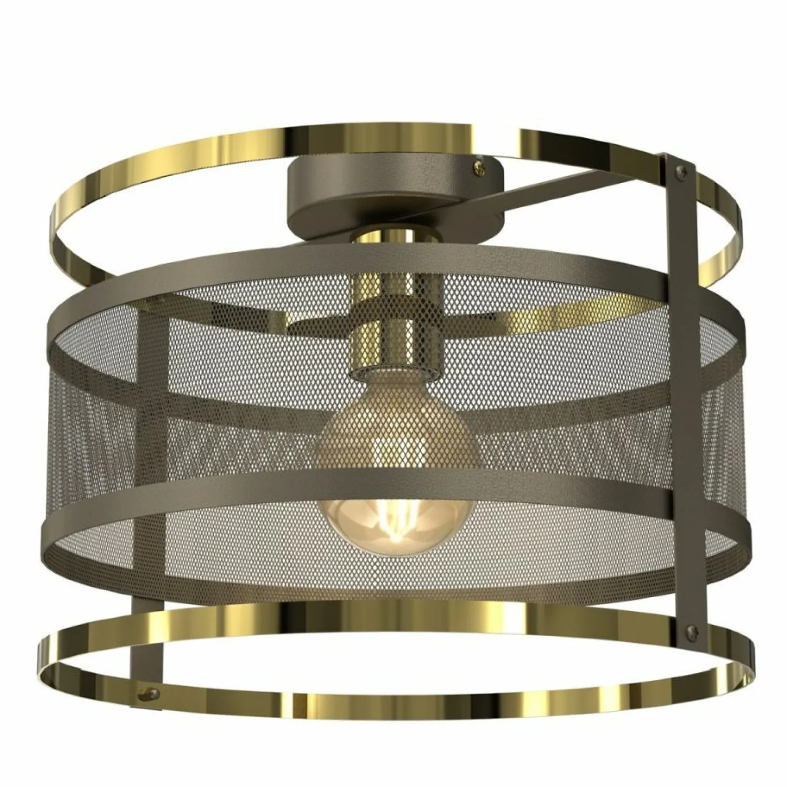 Sklep Kaja Ozdobna lampa sufitowa do małego wnętrza LX 4407 RIM | Kaja* Plafony Nowoczesne
