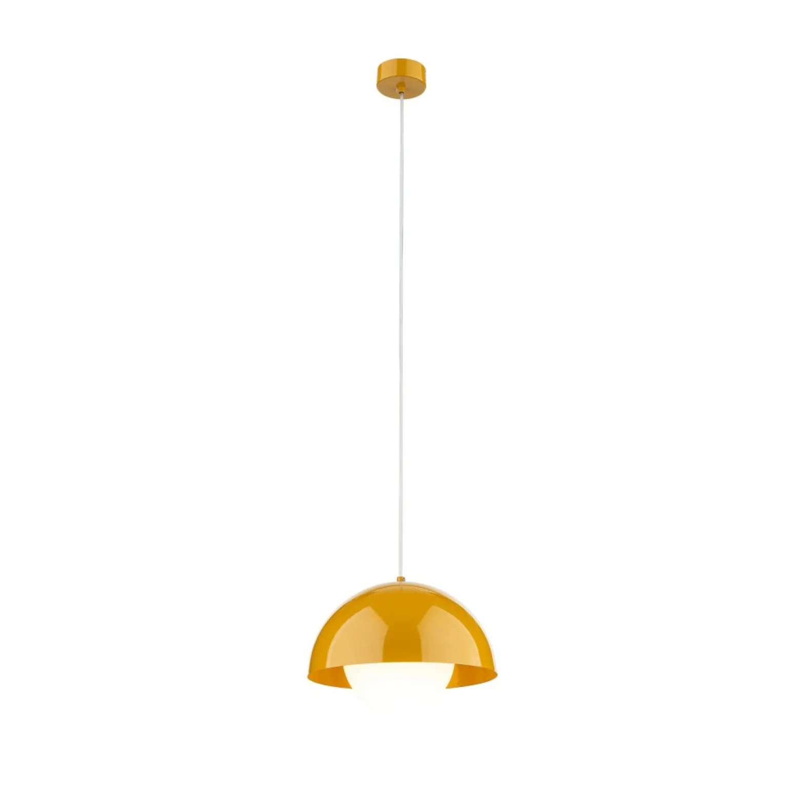 Fashion Ozdobna lampa wisząca do kuchni TK 10275 BONO OCHRA | Kaja Oświetlenie Żyrandole Nowoczesne