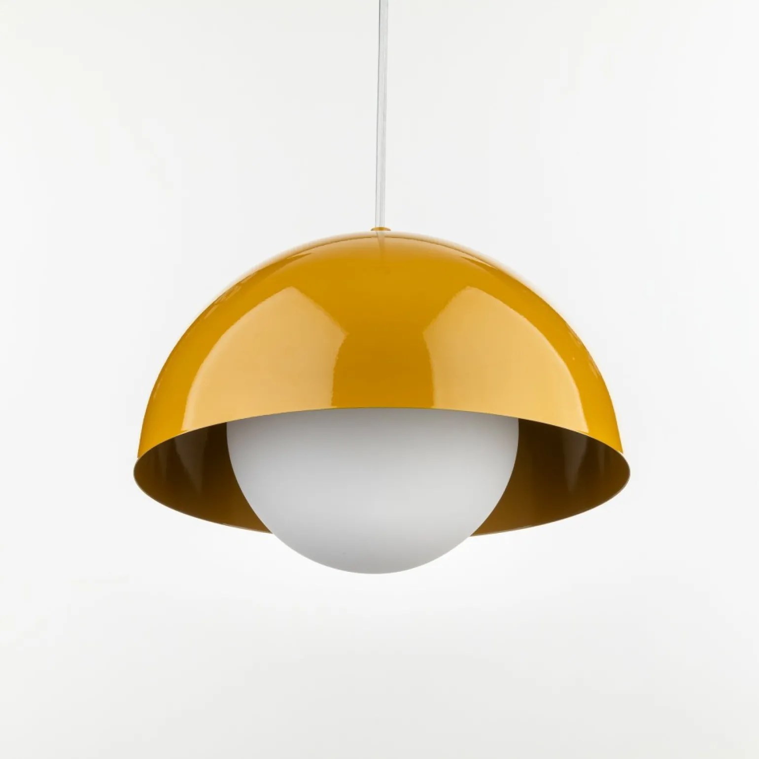 Fashion Ozdobna lampa wisząca do kuchni TK 10275 BONO OCHRA | Kaja Oświetlenie Żyrandole Nowoczesne